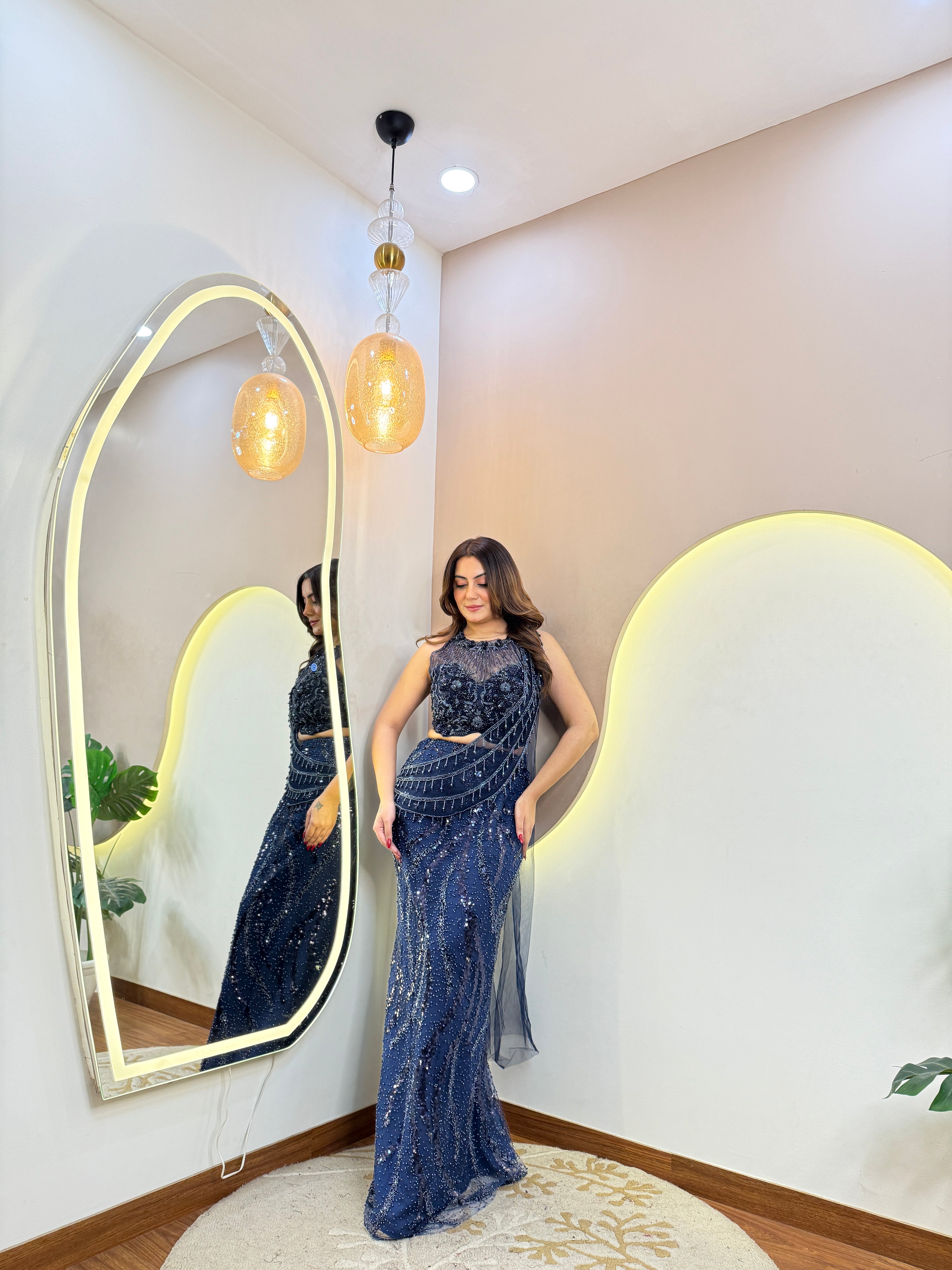 C209 OUTFIT DRAPE SAREE