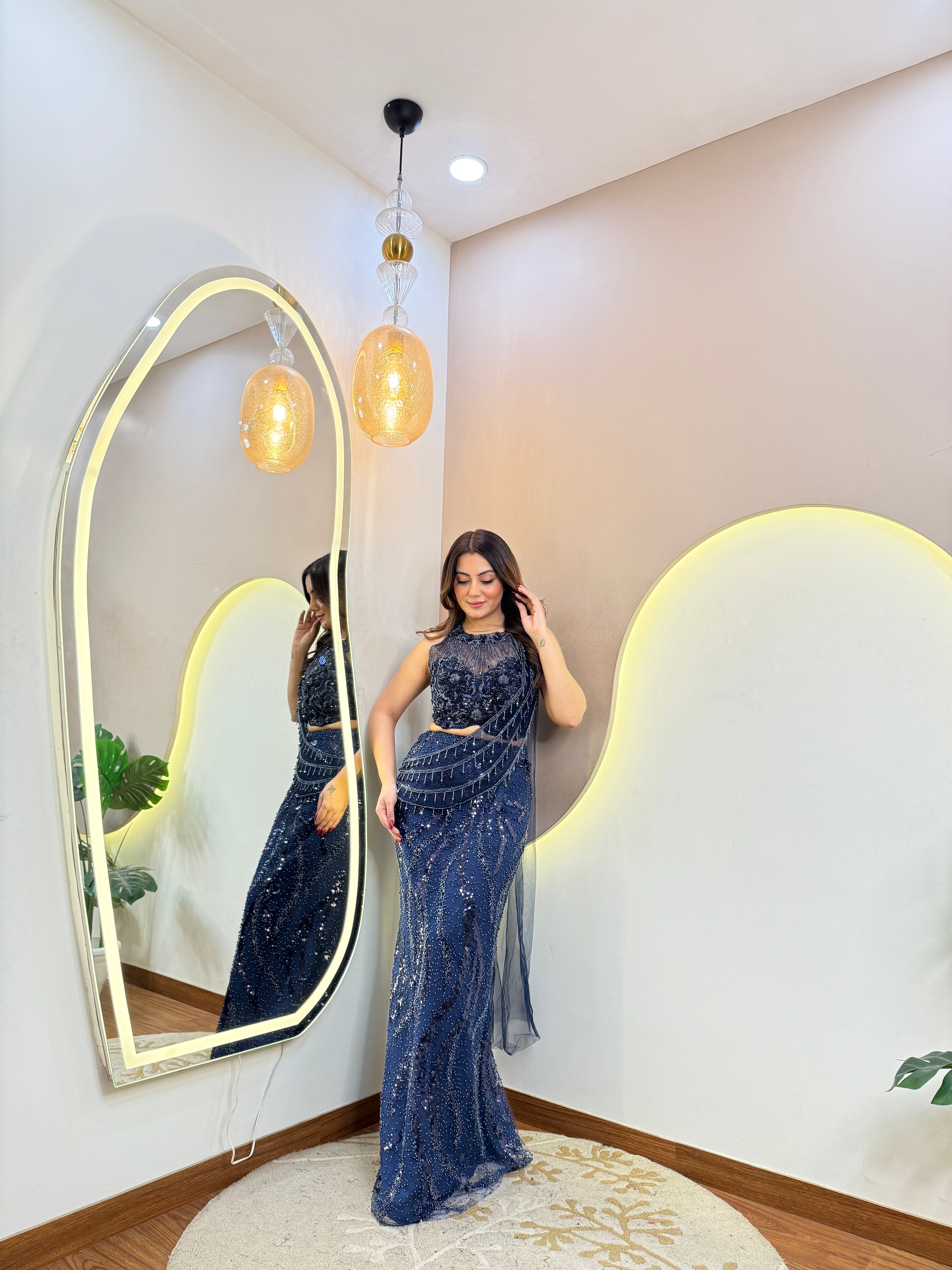 C209 OUTFIT DRAPE SAREE