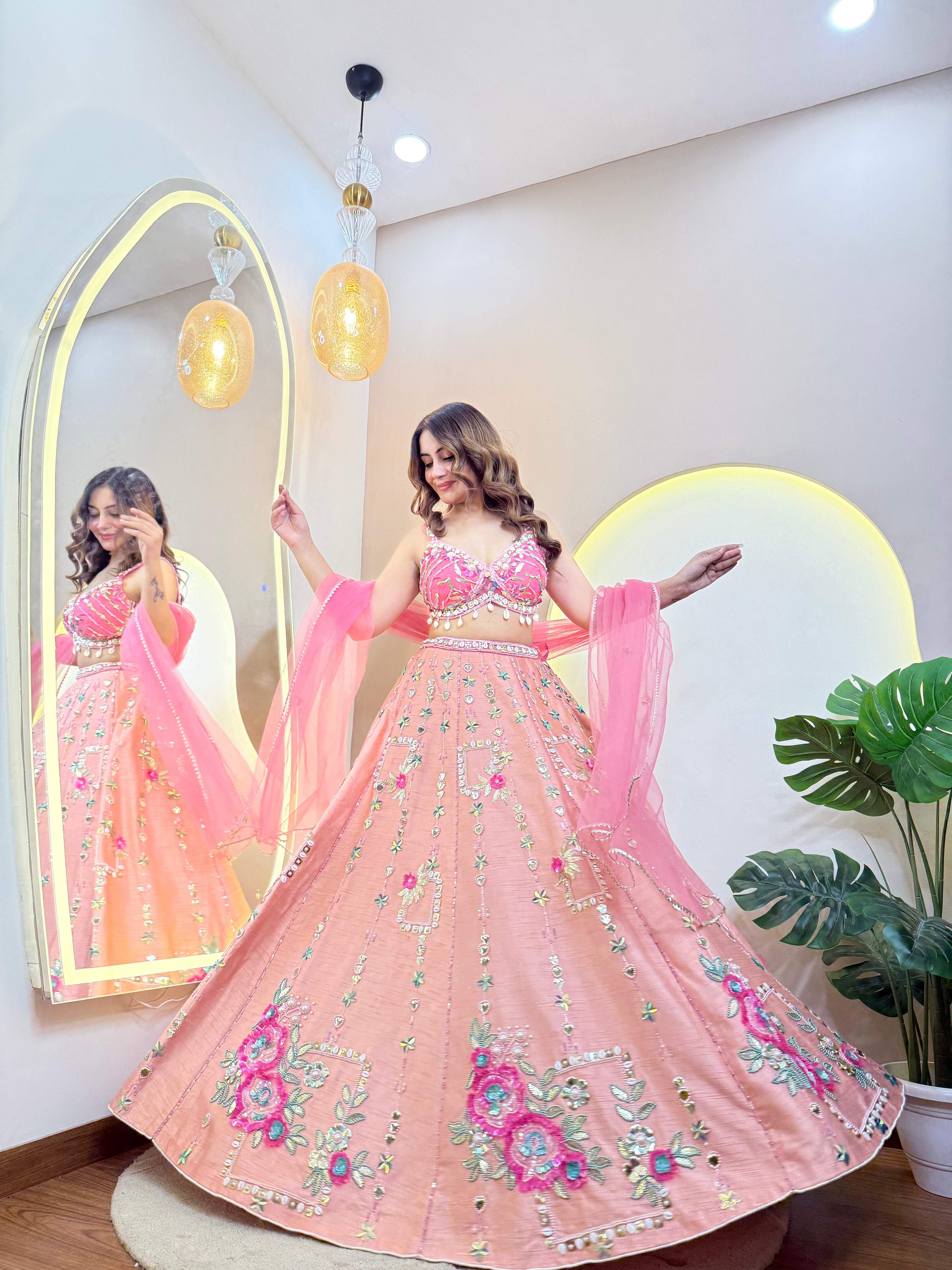 "RASHIDA  " CROP TOP SKIRT