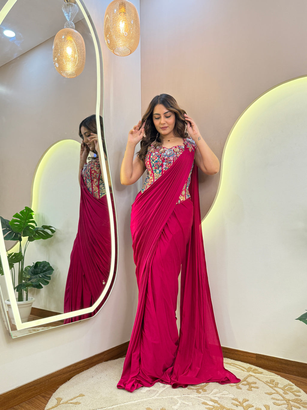 "AZA"  DRAPE SAREE