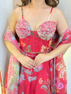 "AFEERAH" CROP TOP SKIRT