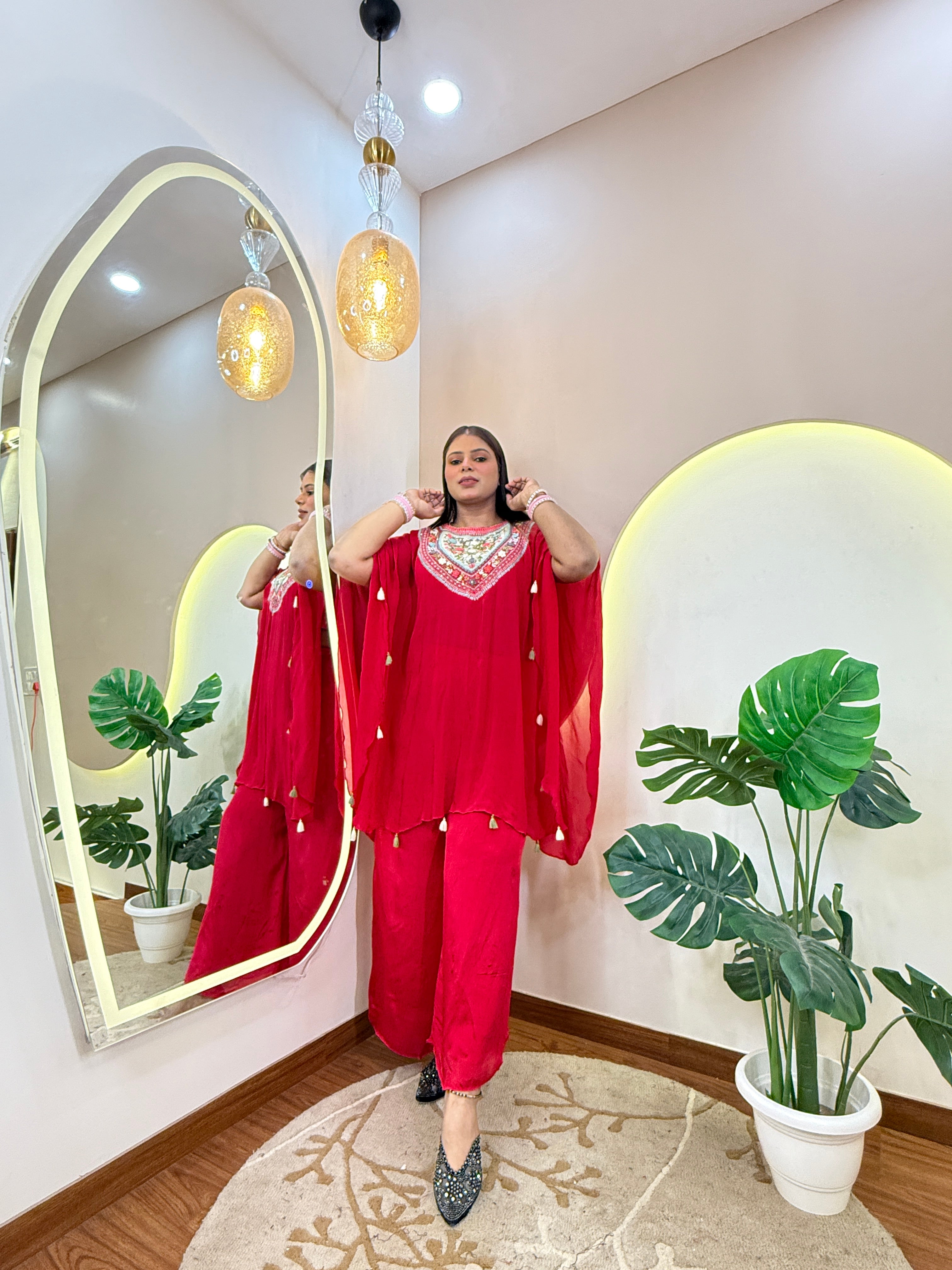 B574   KAFTAN STYLE CORD SET