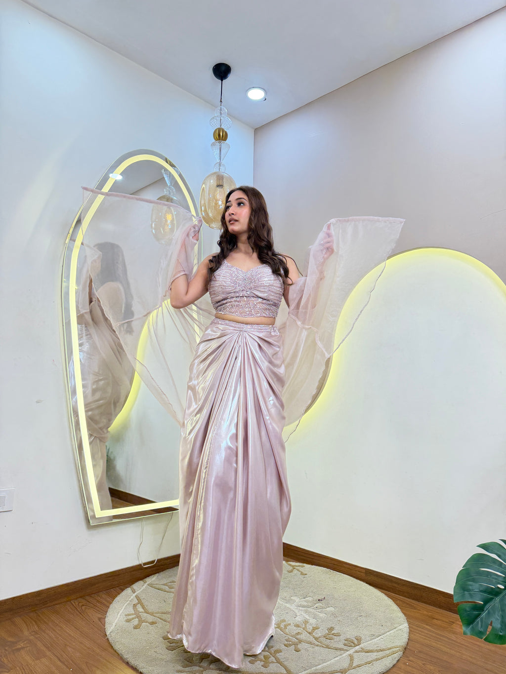 D522  DRAPE SAREE