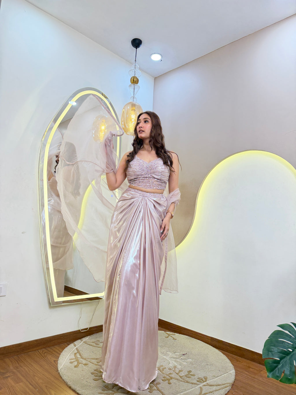 D522  DRAPE SAREE