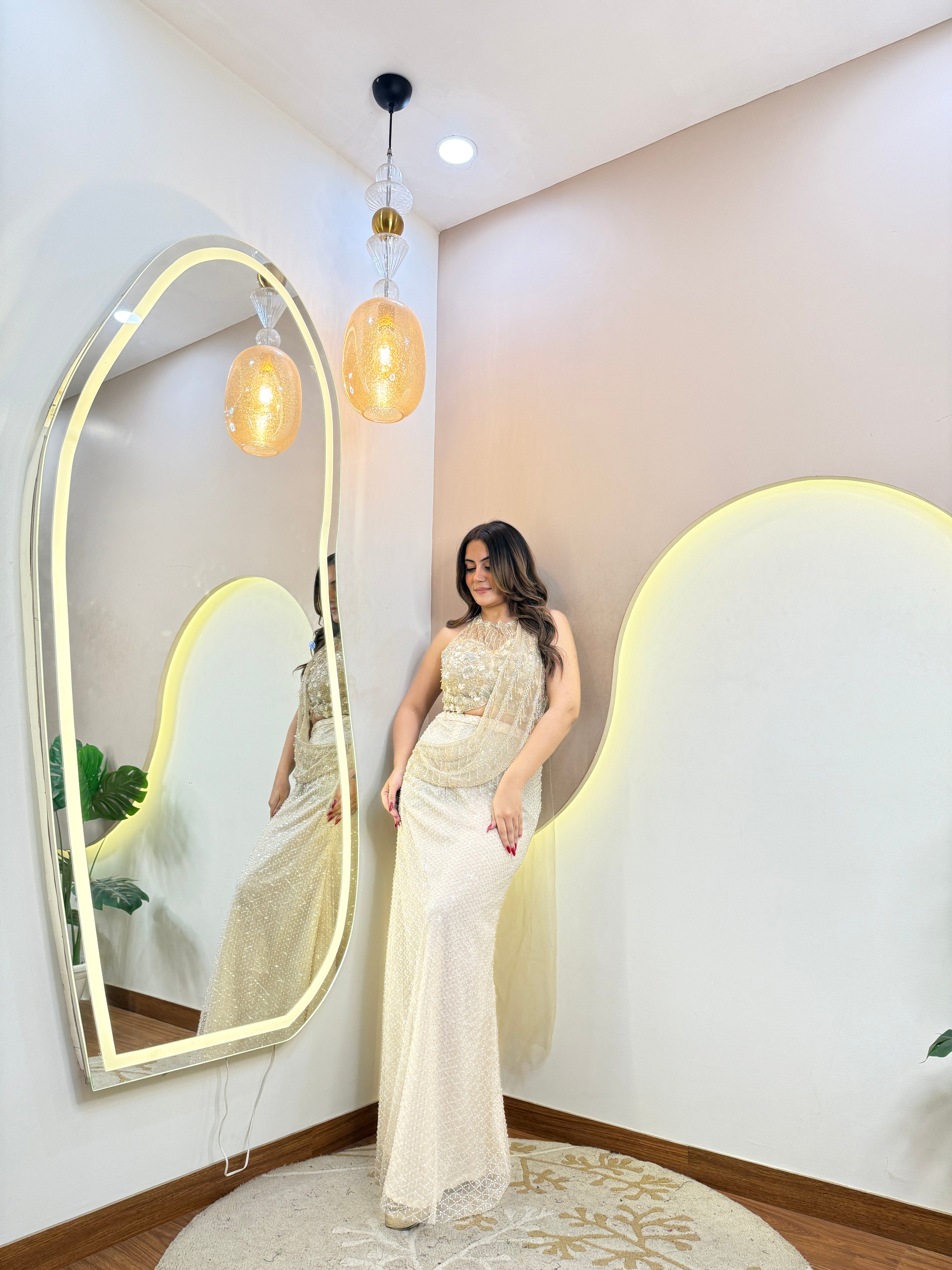 C209 OUTFIT DRAPE SAREE