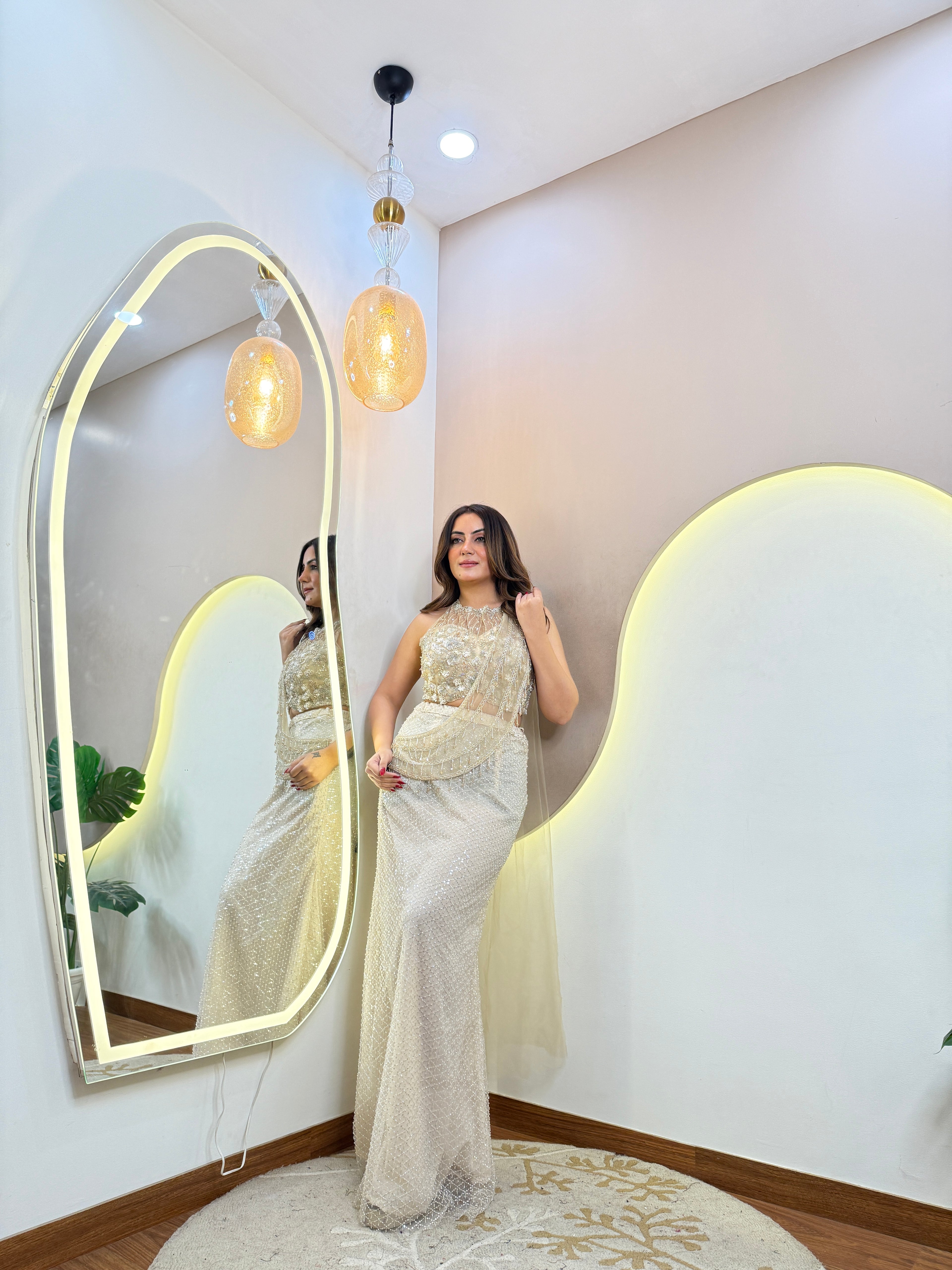 C209 OUTFIT DRAPE SAREE