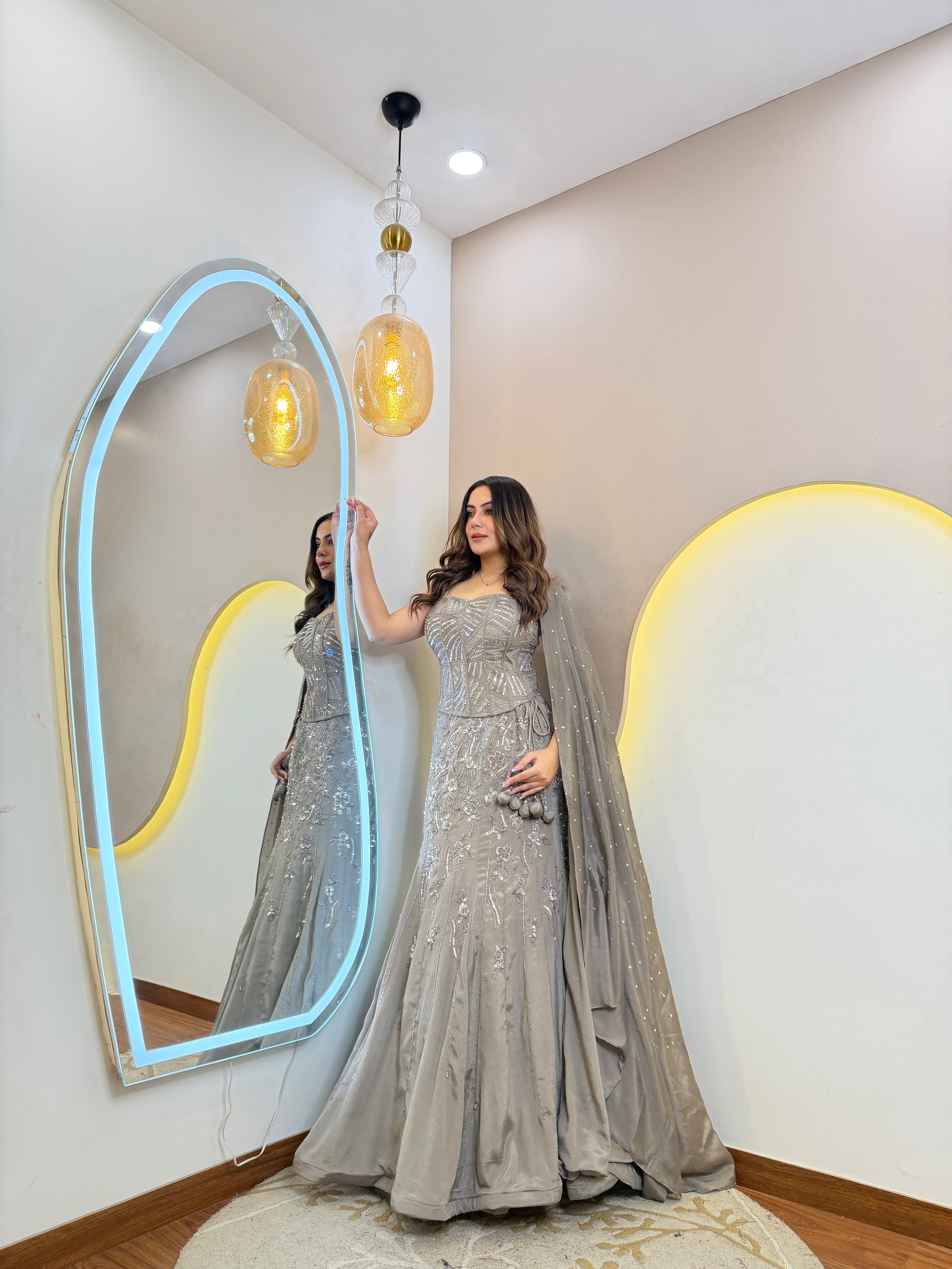 INDOWESTERN FISHCUT LEHENGA