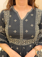 D658  ANARKALI PANT SUIT OUTFIT  GOWN