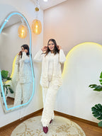 Zamiba  Woolen Shrug set