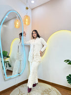 Zamiba  Woolen Shrug set