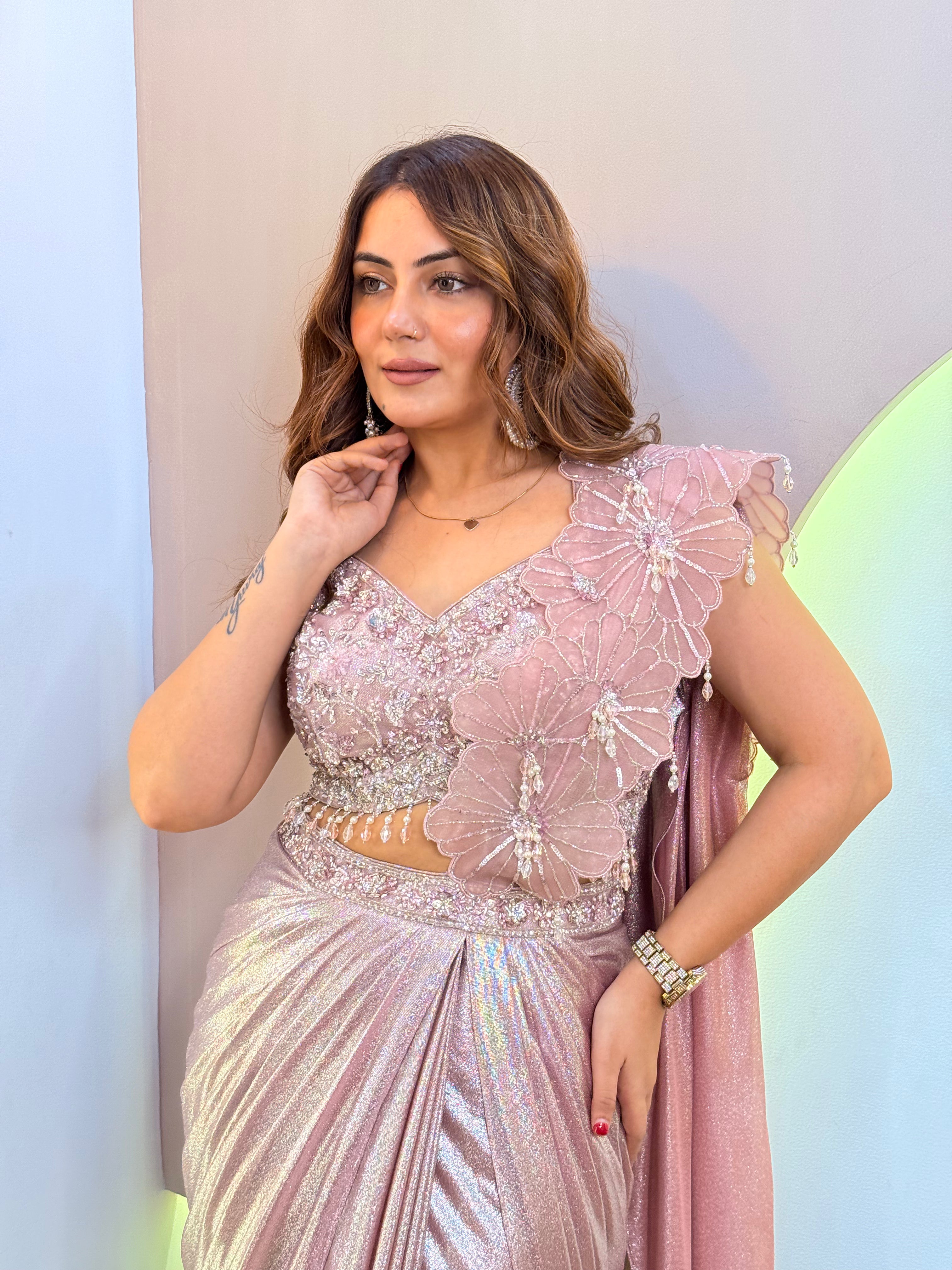 "TAZIYA " DRAPE SAREE