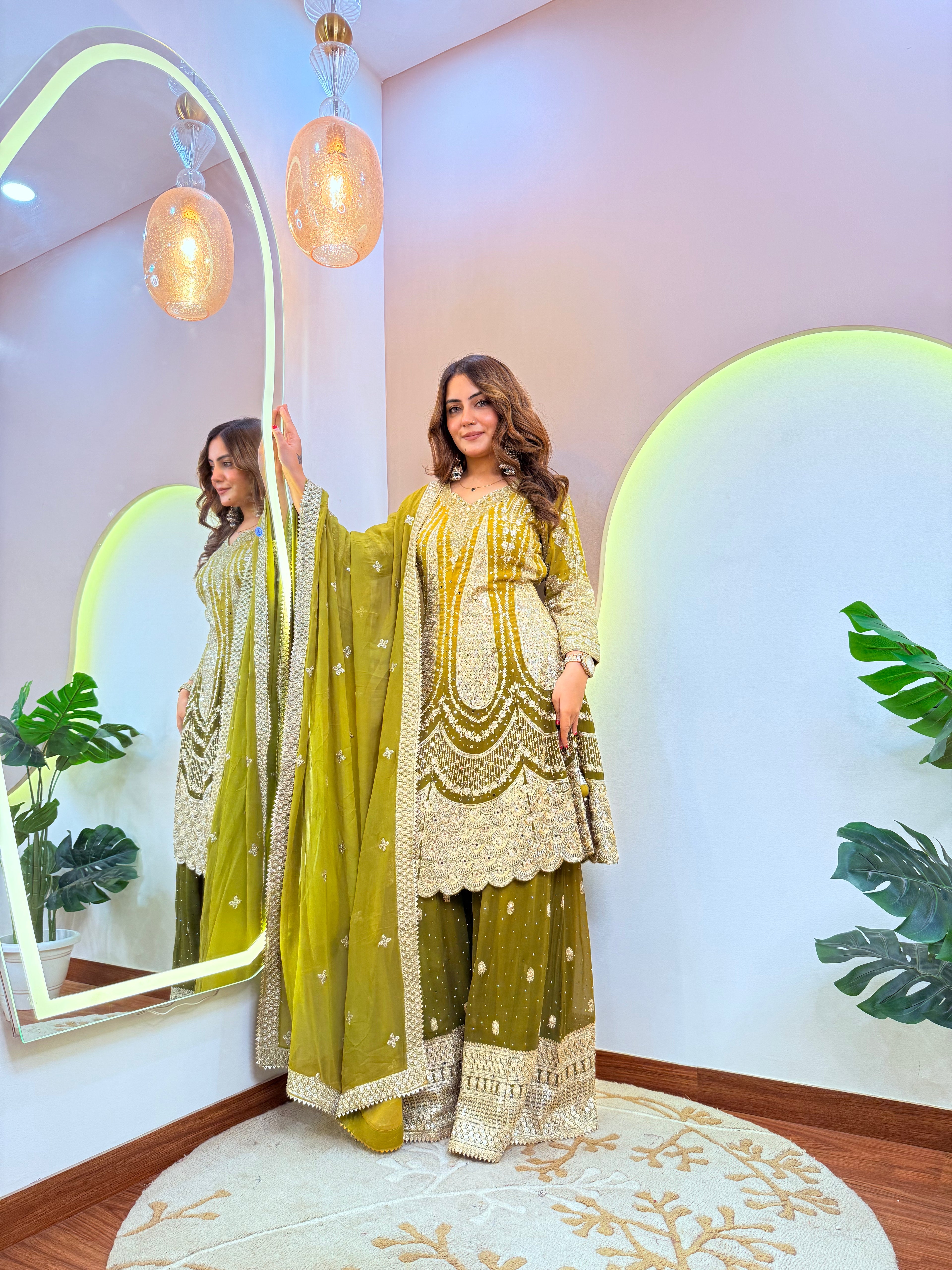 "SANA" SHARARA SUIT