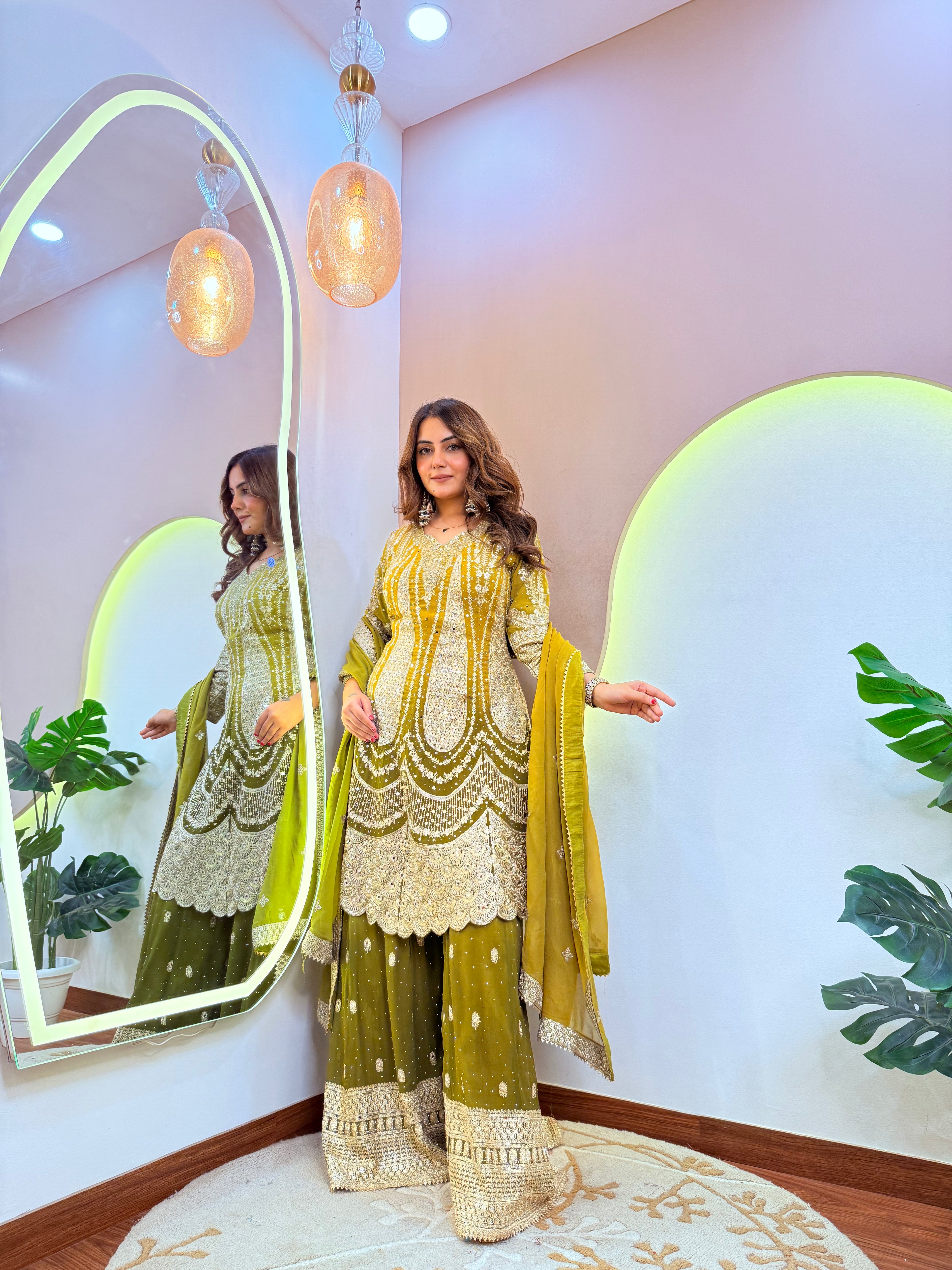 "SANA" SHARARA SUIT