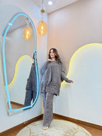 Zamiba  Woolen Shrug set