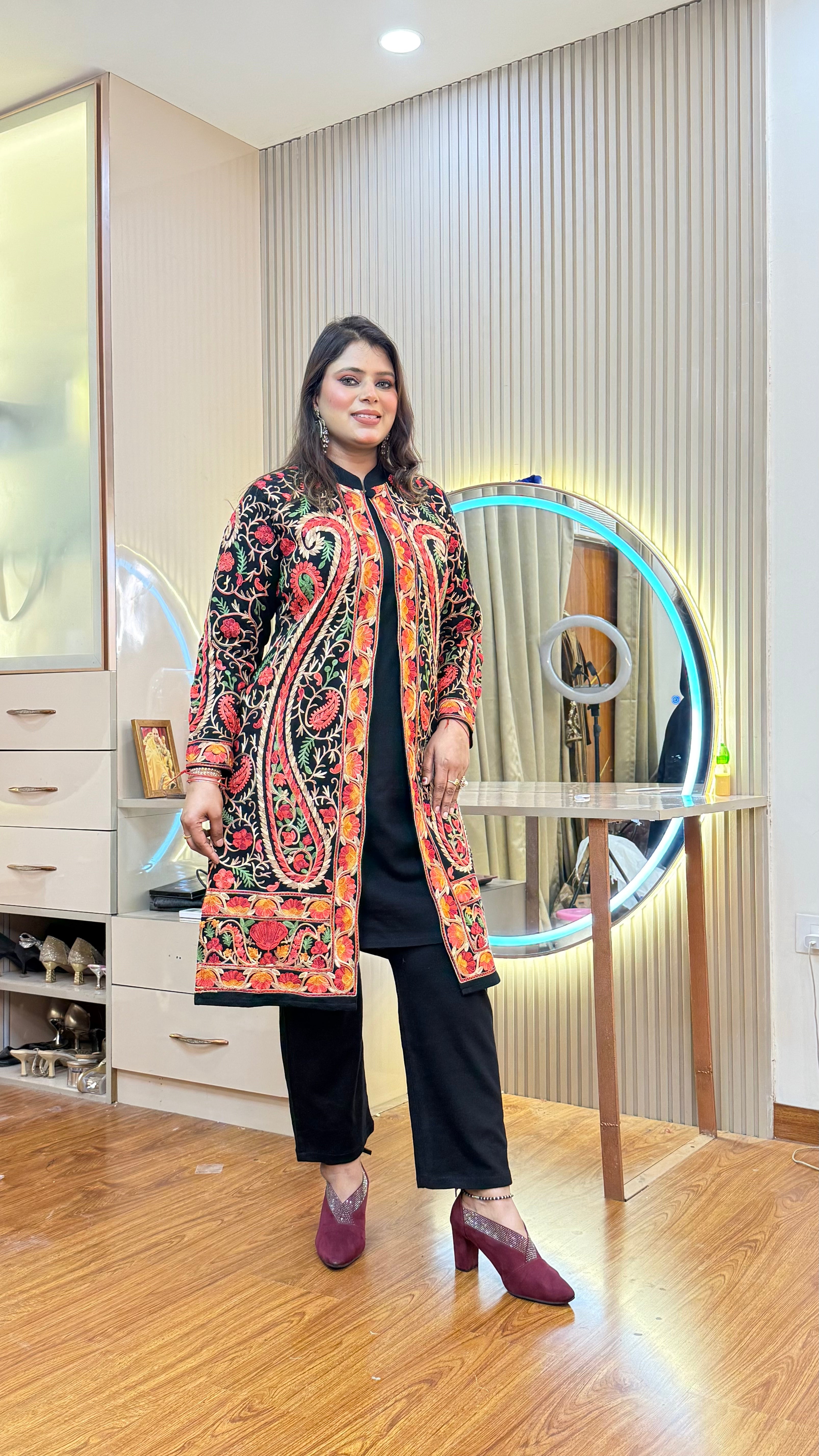 ZOHRA  Woolen Shrug set