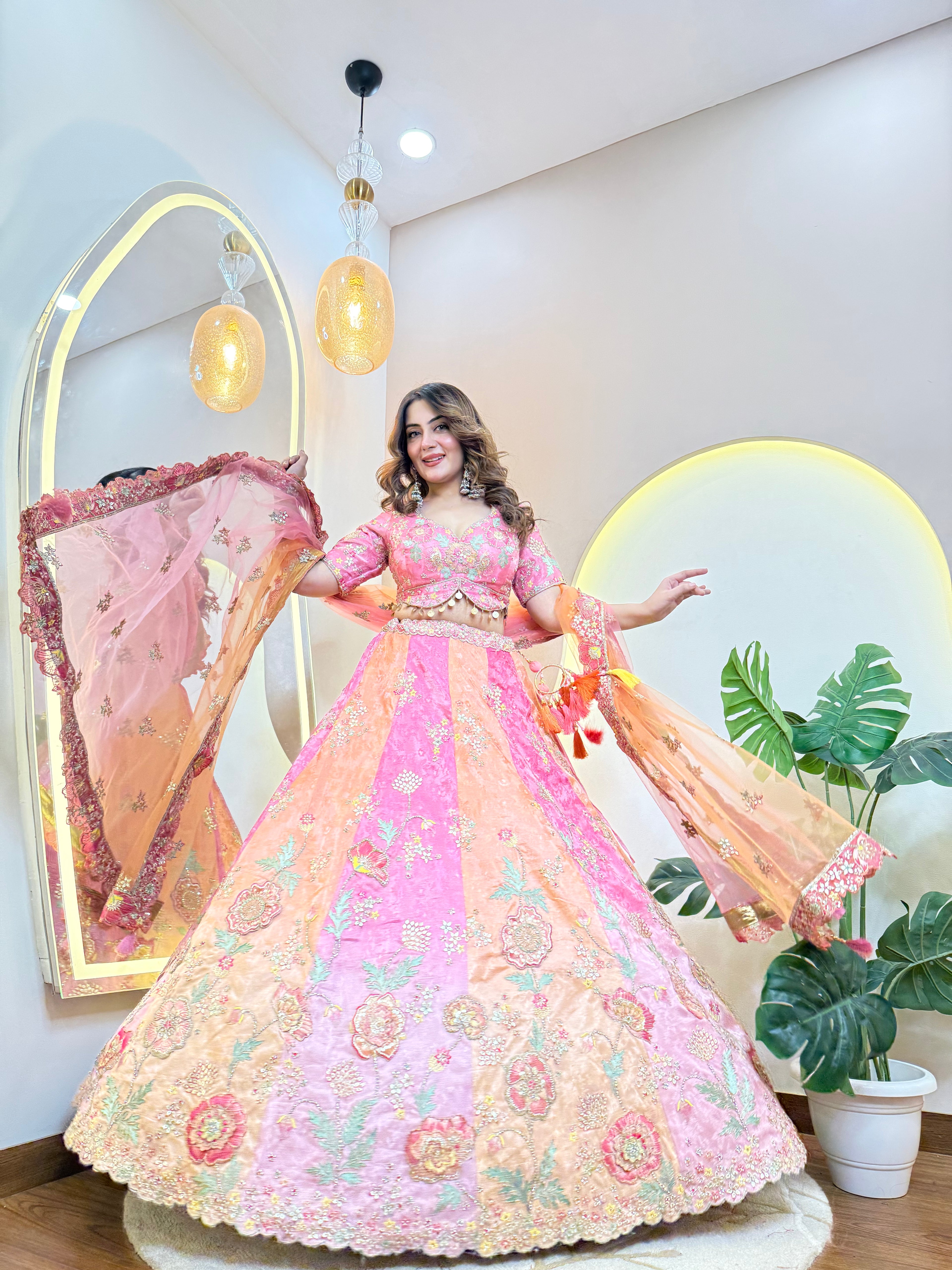 "SIMRA " CROP TOP SKIRT