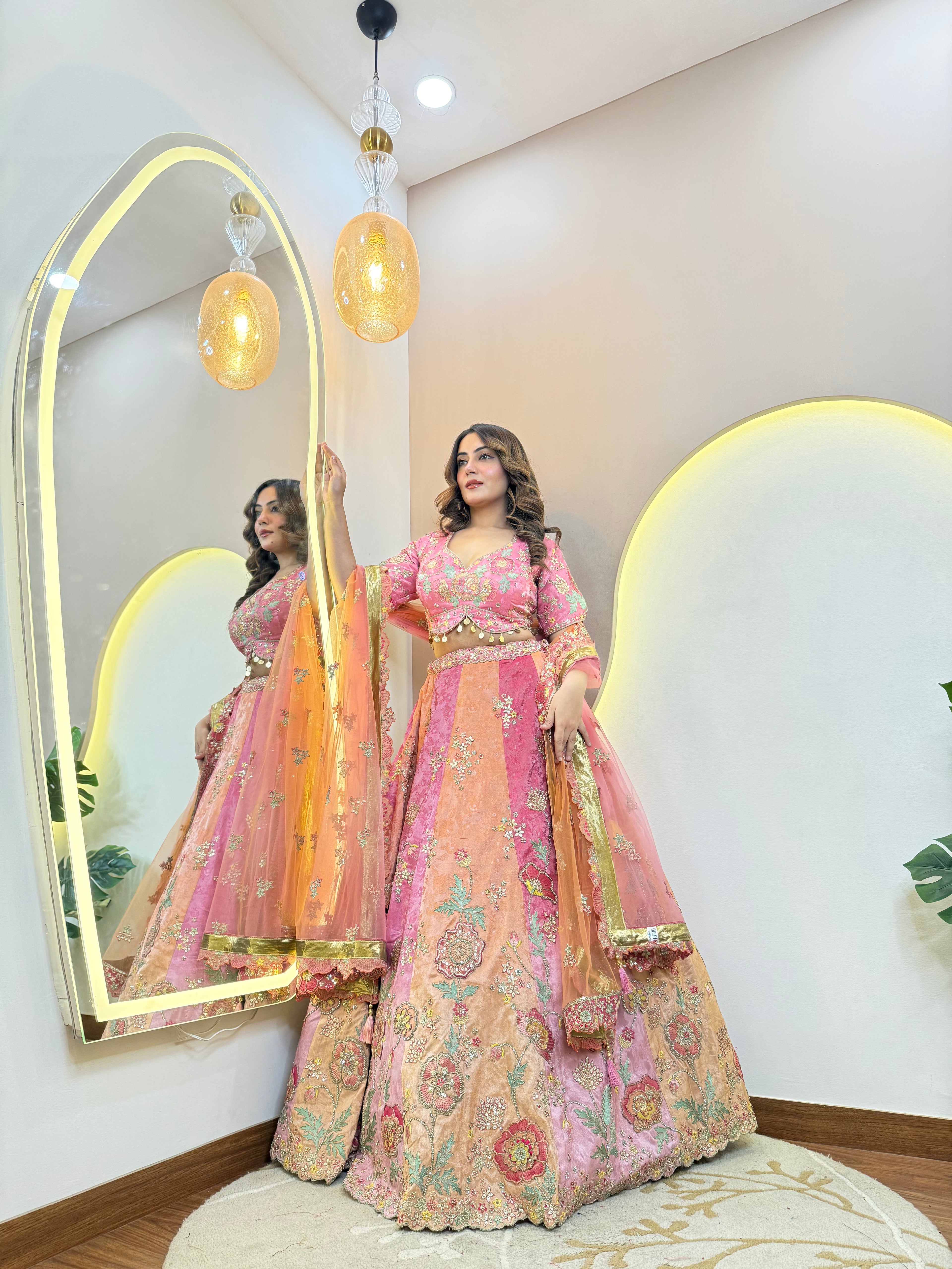 "SIMRA " CROP TOP SKIRT