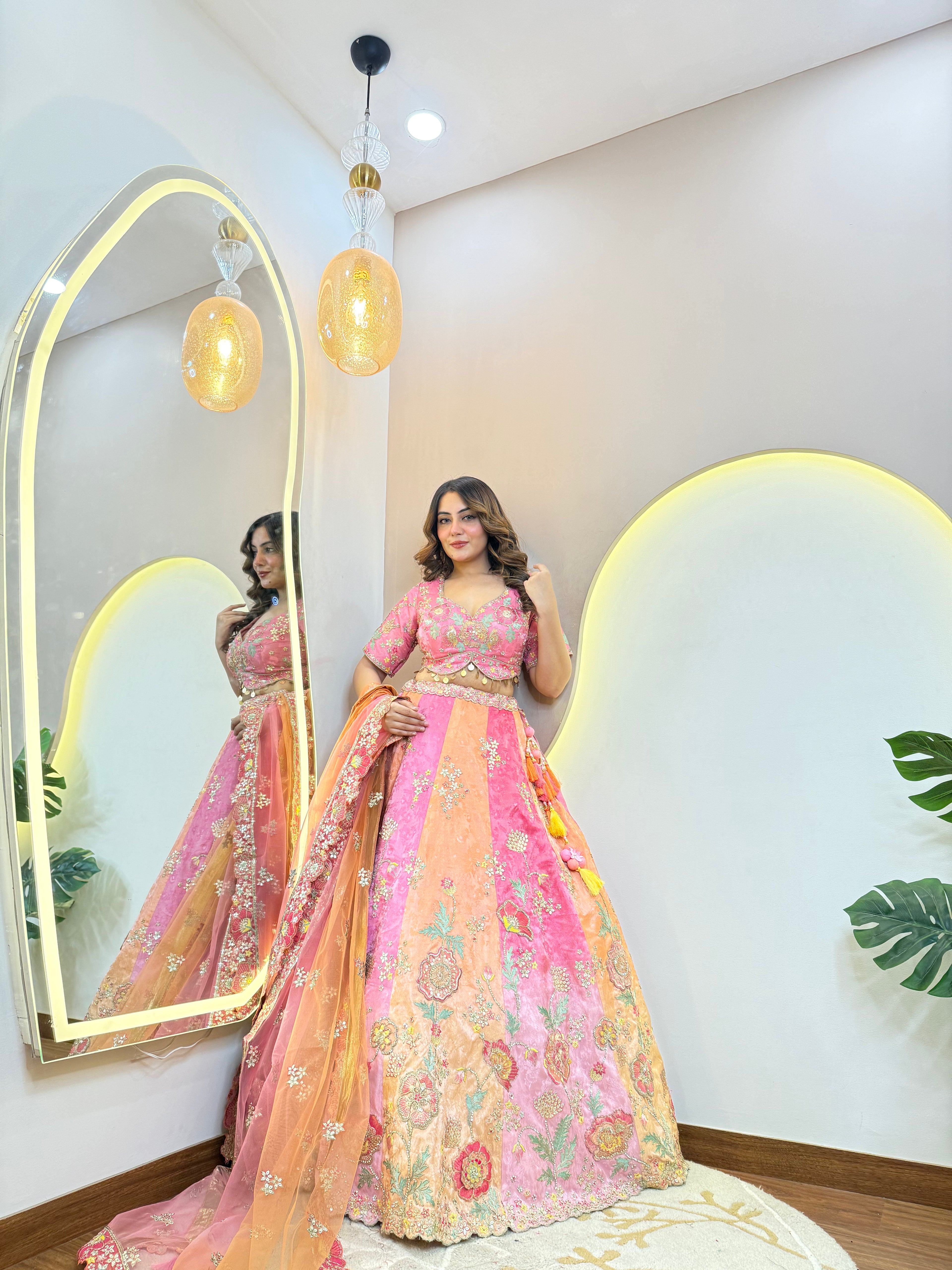 "SIMRA " CROP TOP SKIRT