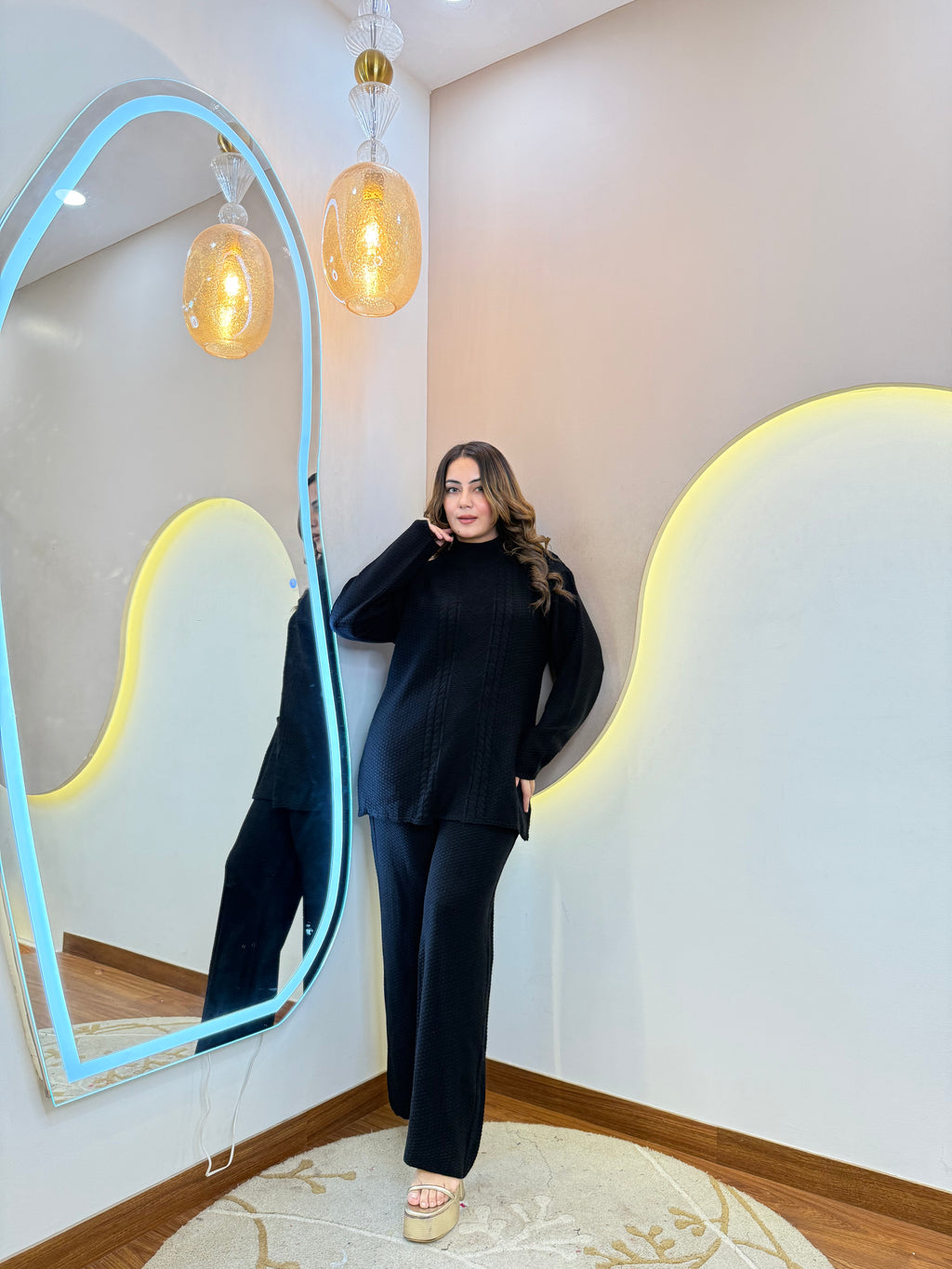 SAHIBA  WOOLEN CORD SET