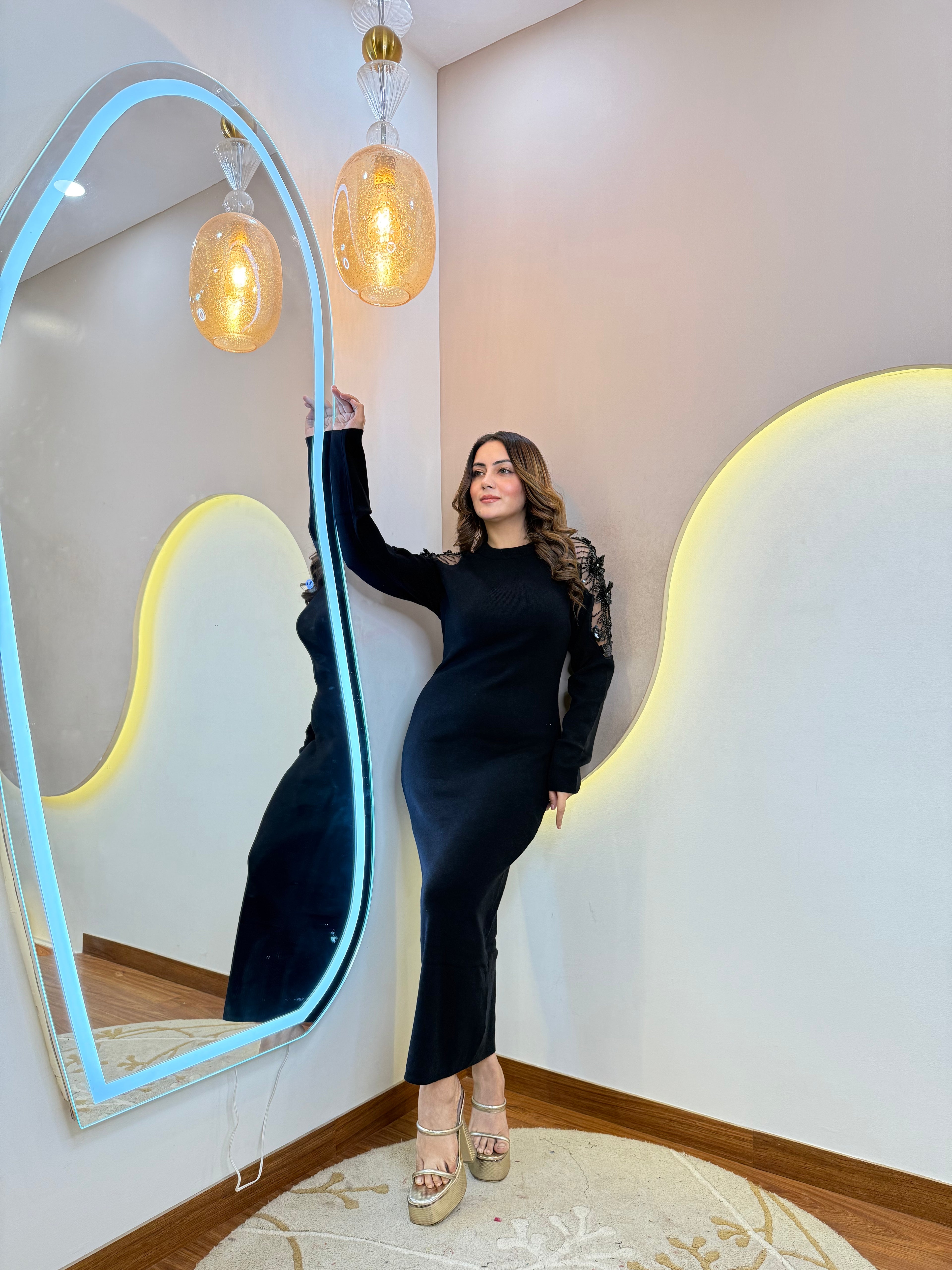 HUSNA   WOOLEN DRESS