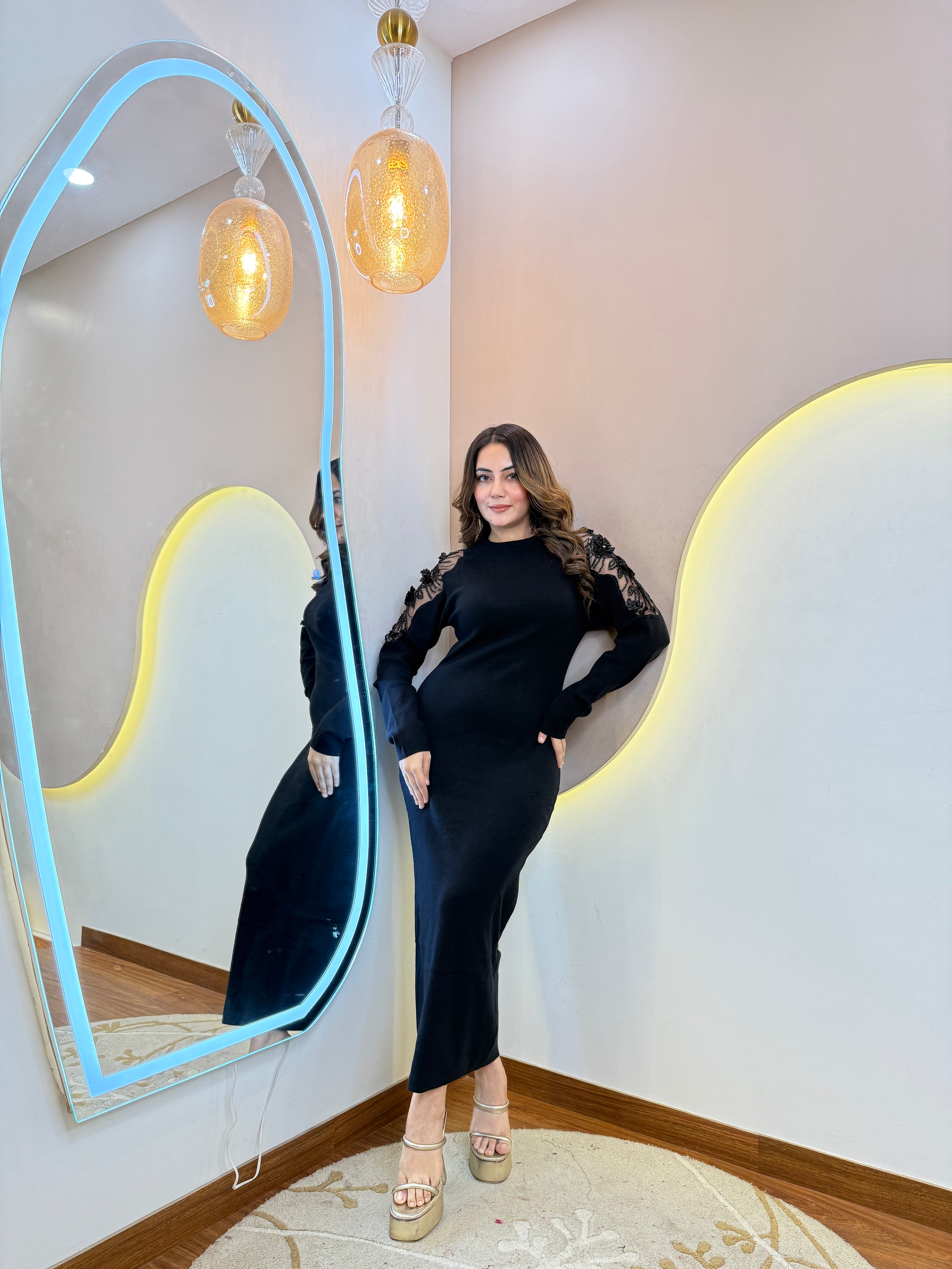 HUSNA   WOOLEN DRESS