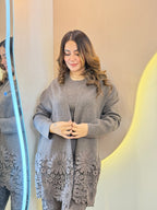 Zamiba  Woolen Shrug set