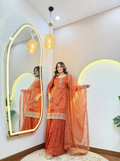 "ESRA" SHARARA SUIT