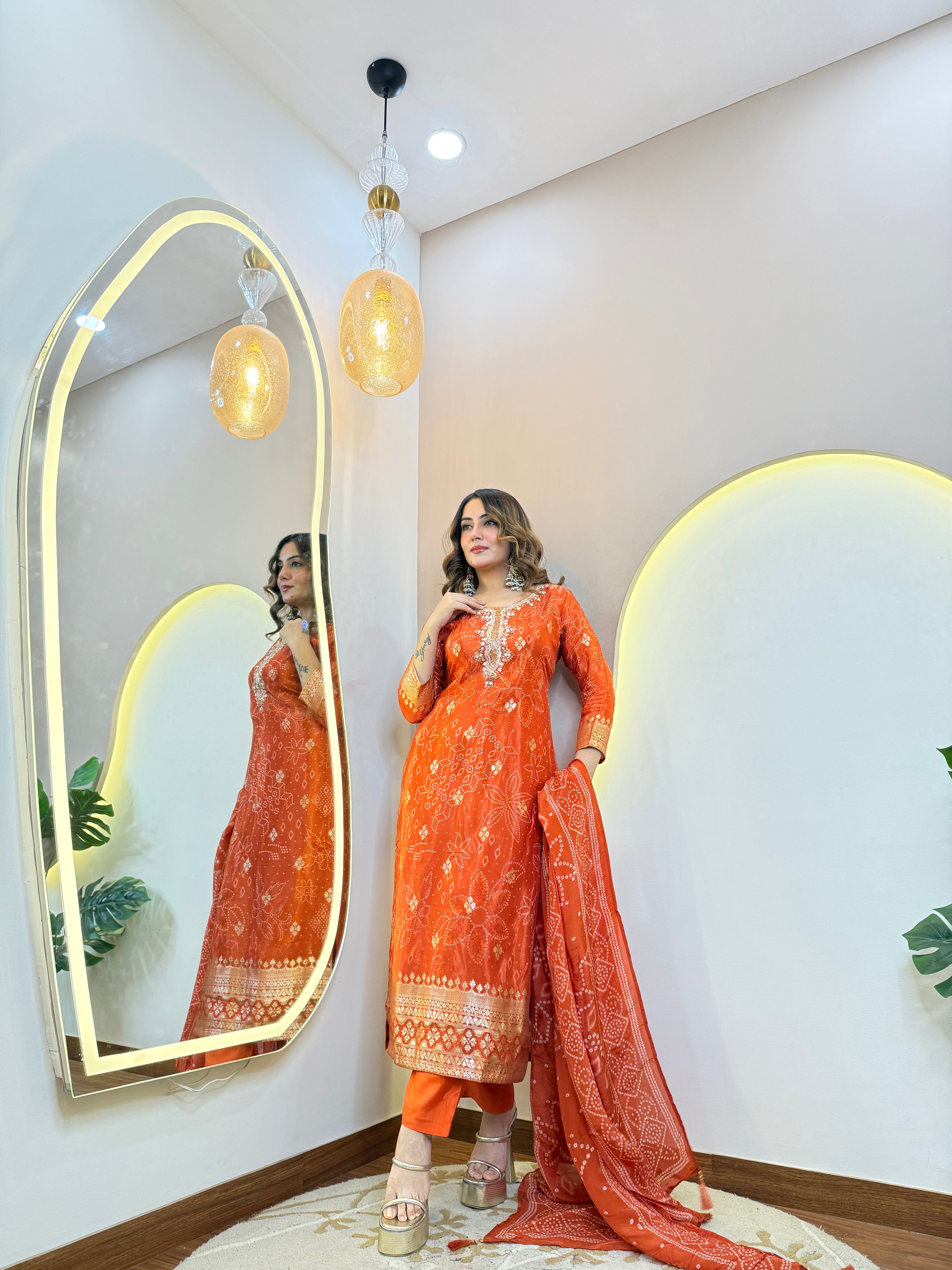 "NADIA" BANDHEJ SUIT