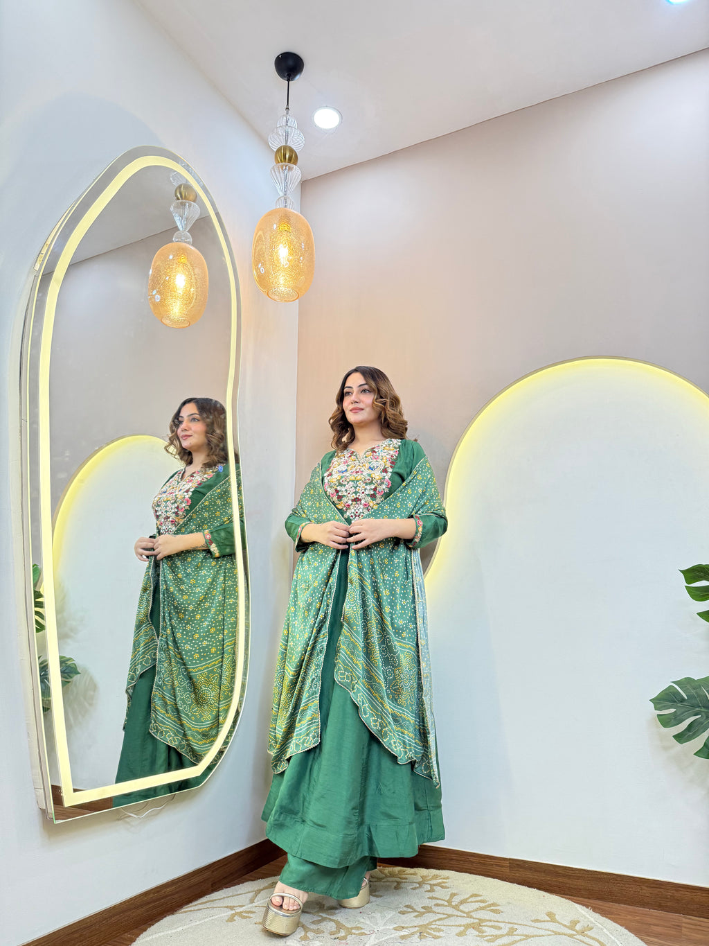 "WAHEEDA " ANARKALI GOWN
