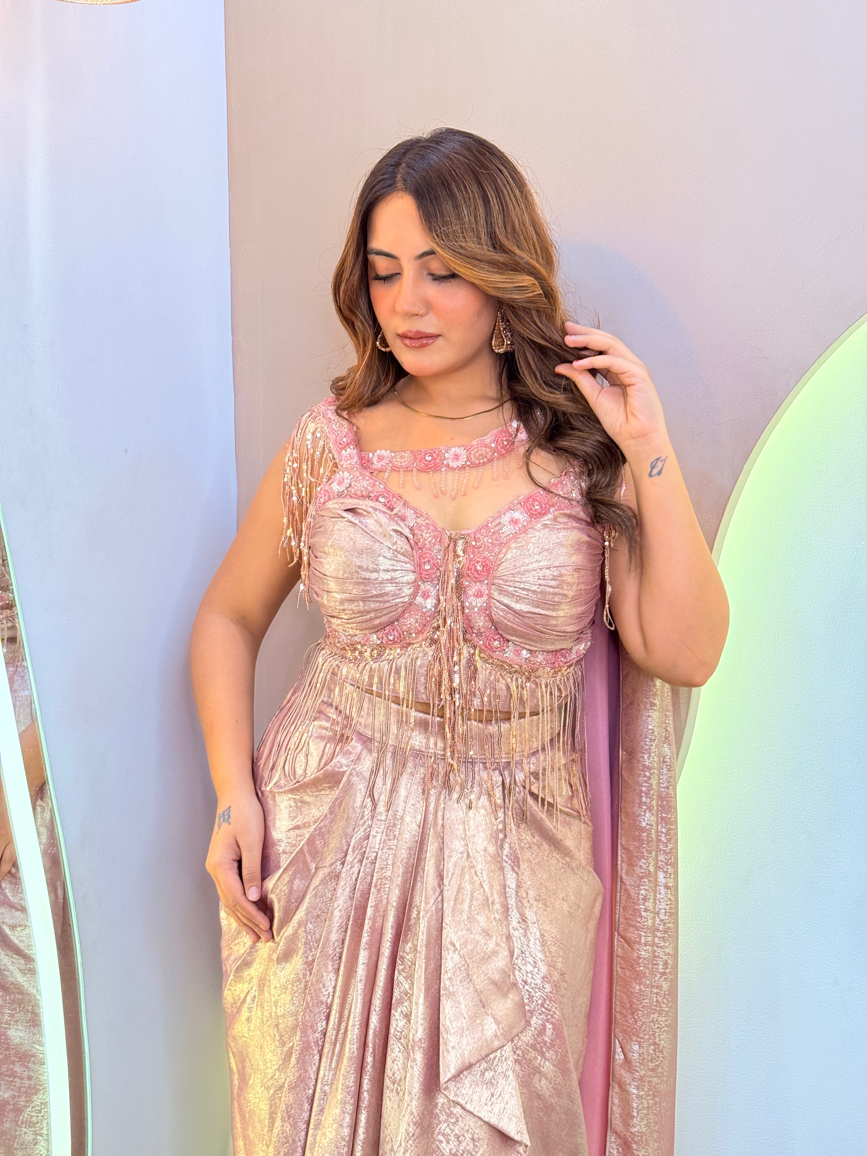 "DEEPIKA " DRAPE SAREE