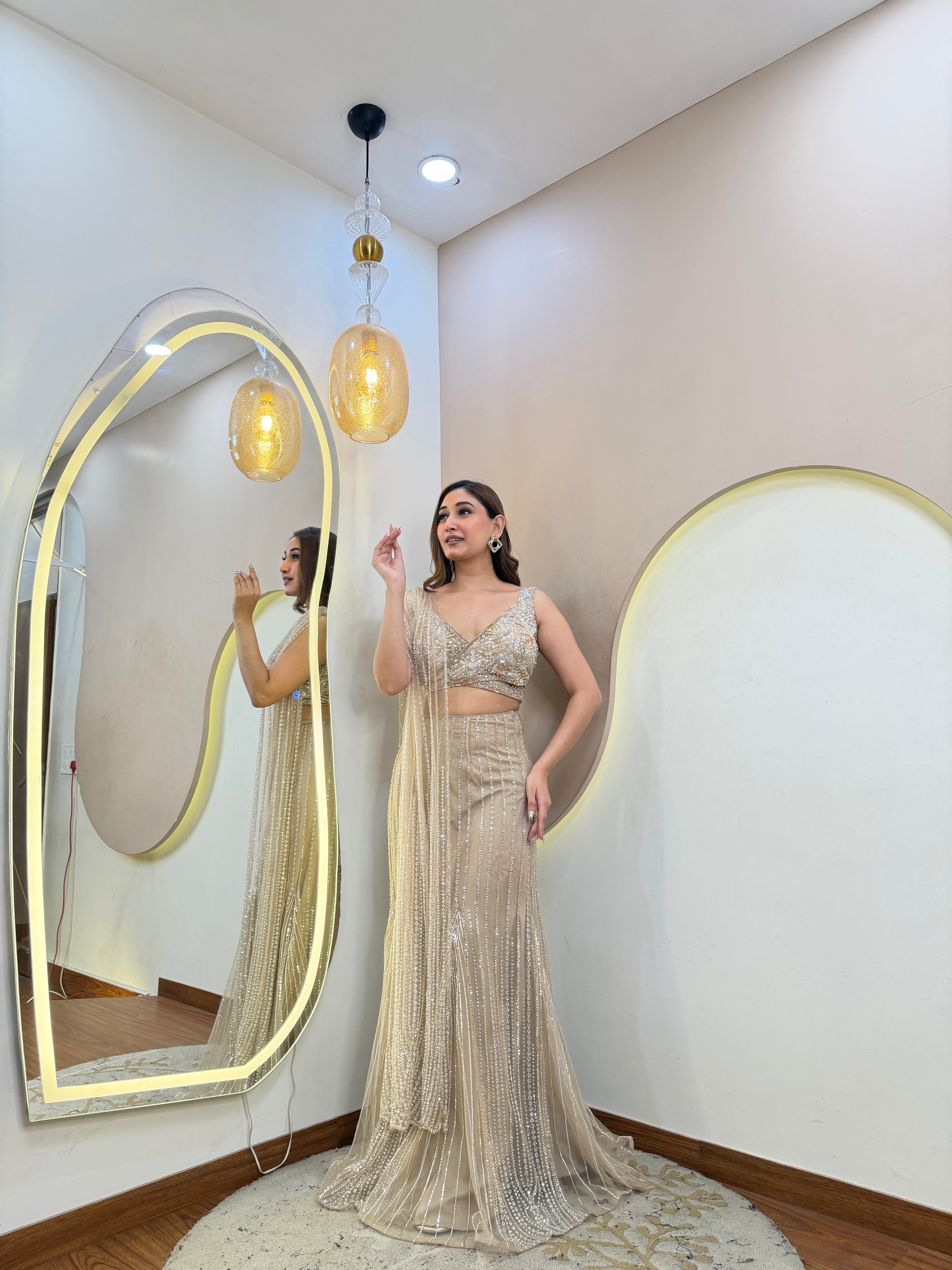 D890  DRAPE SAREE