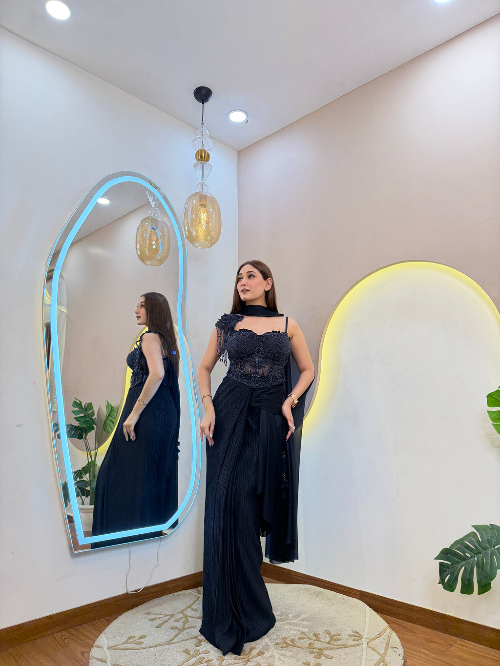 D321   DRAPE SAREE