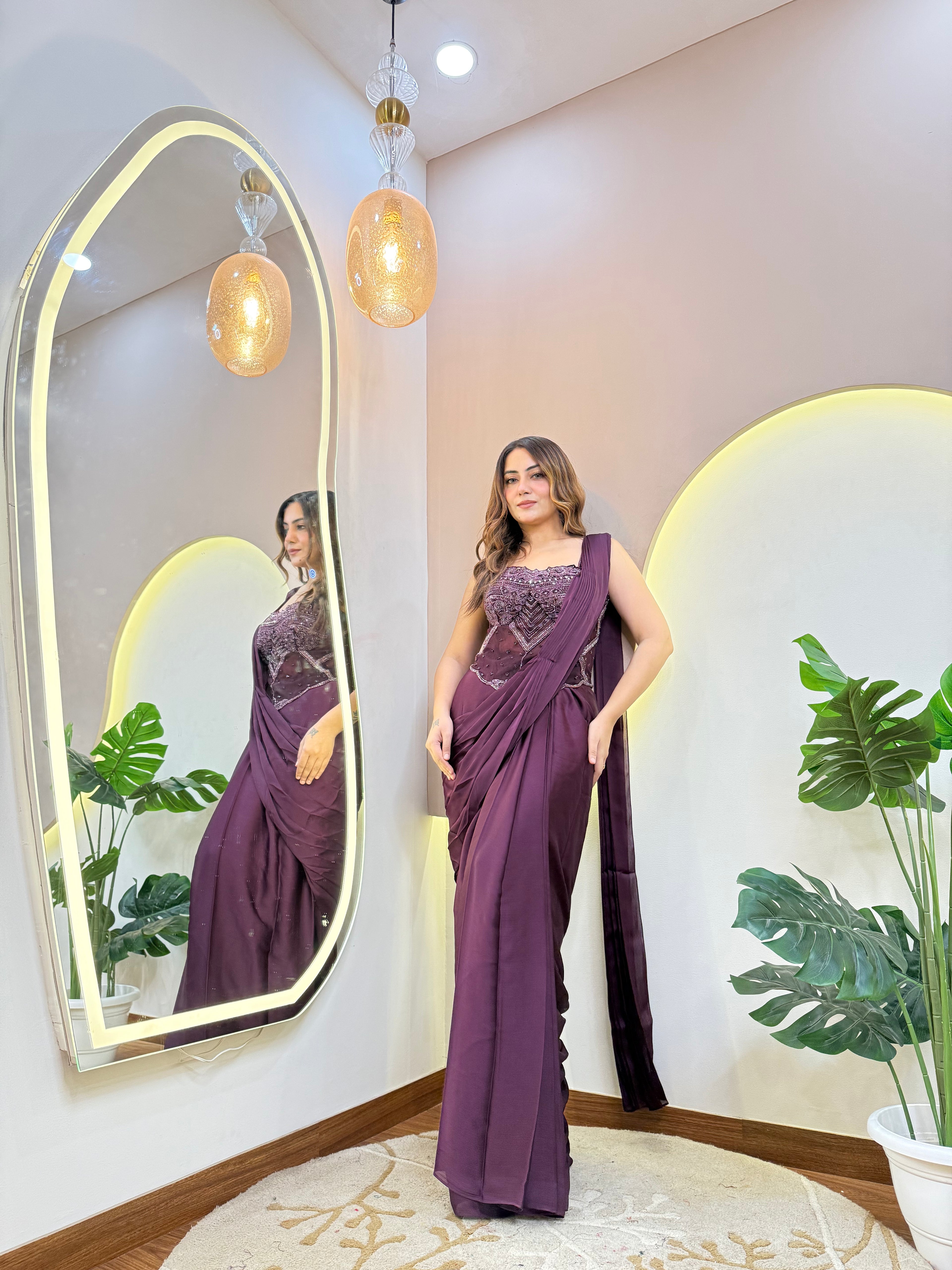 "SAFIYA" DRAPE SAREE