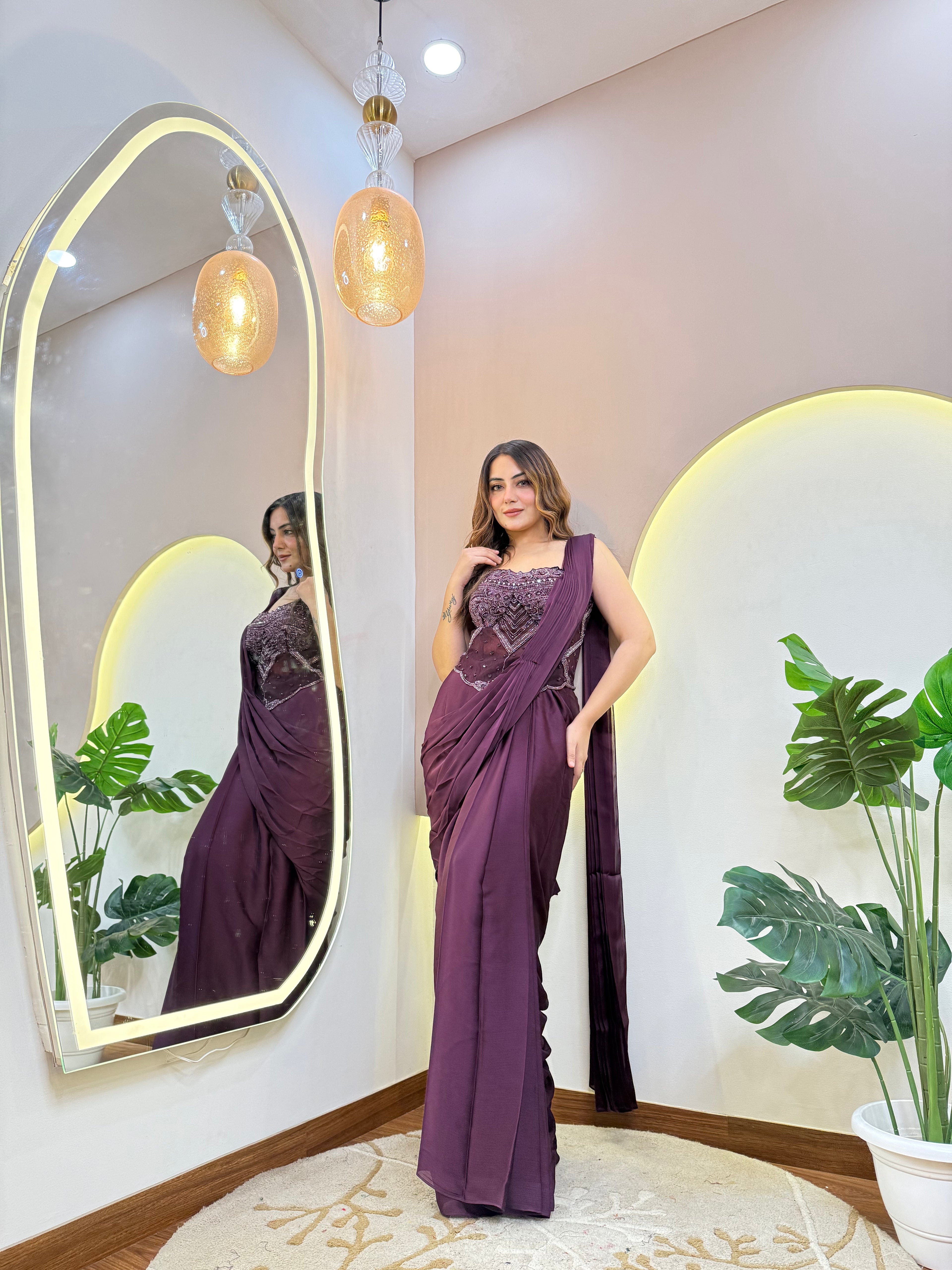 "SAFIYA" DRAPE SAREE