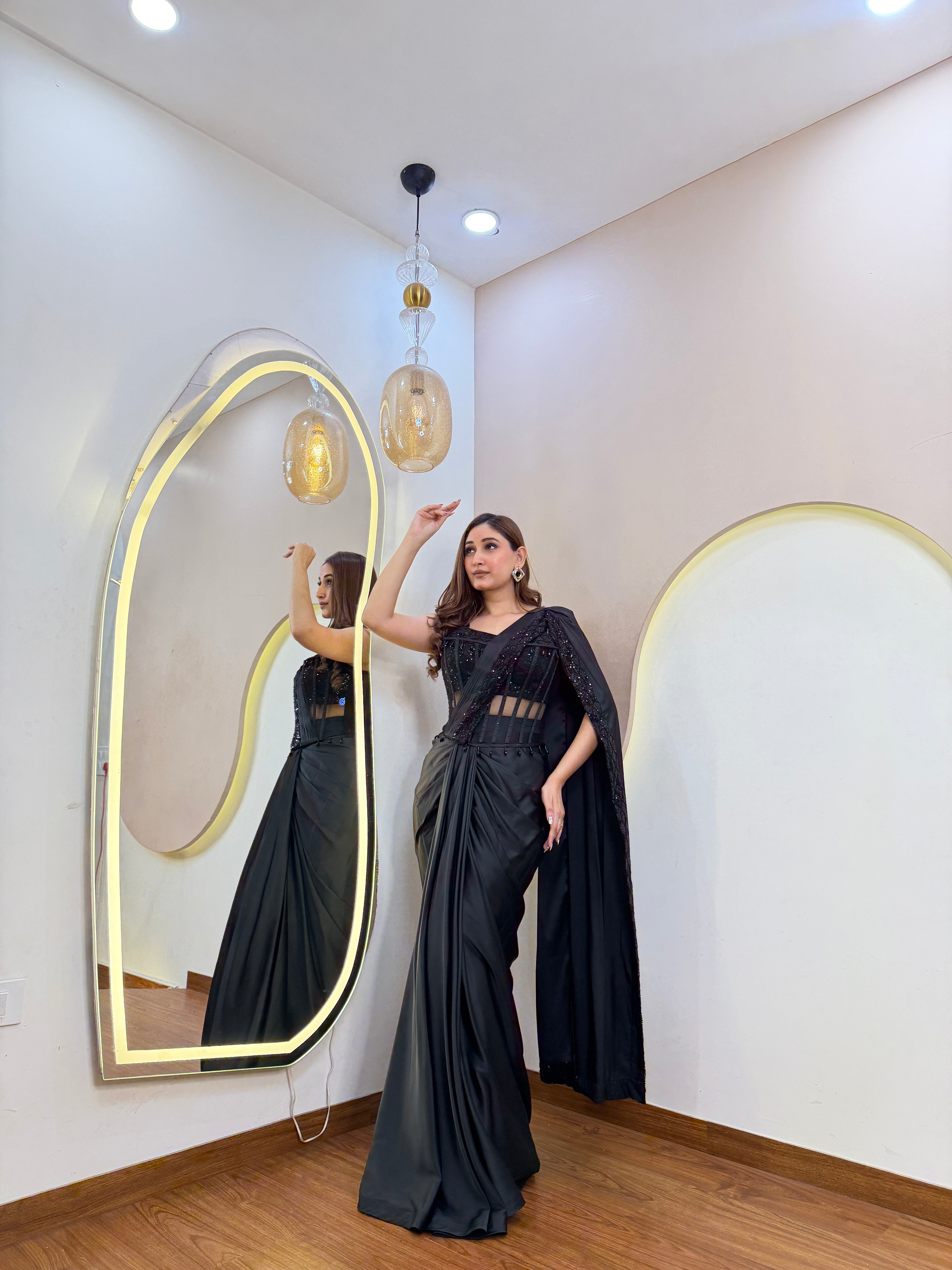 D891  DRAPE SAREE
