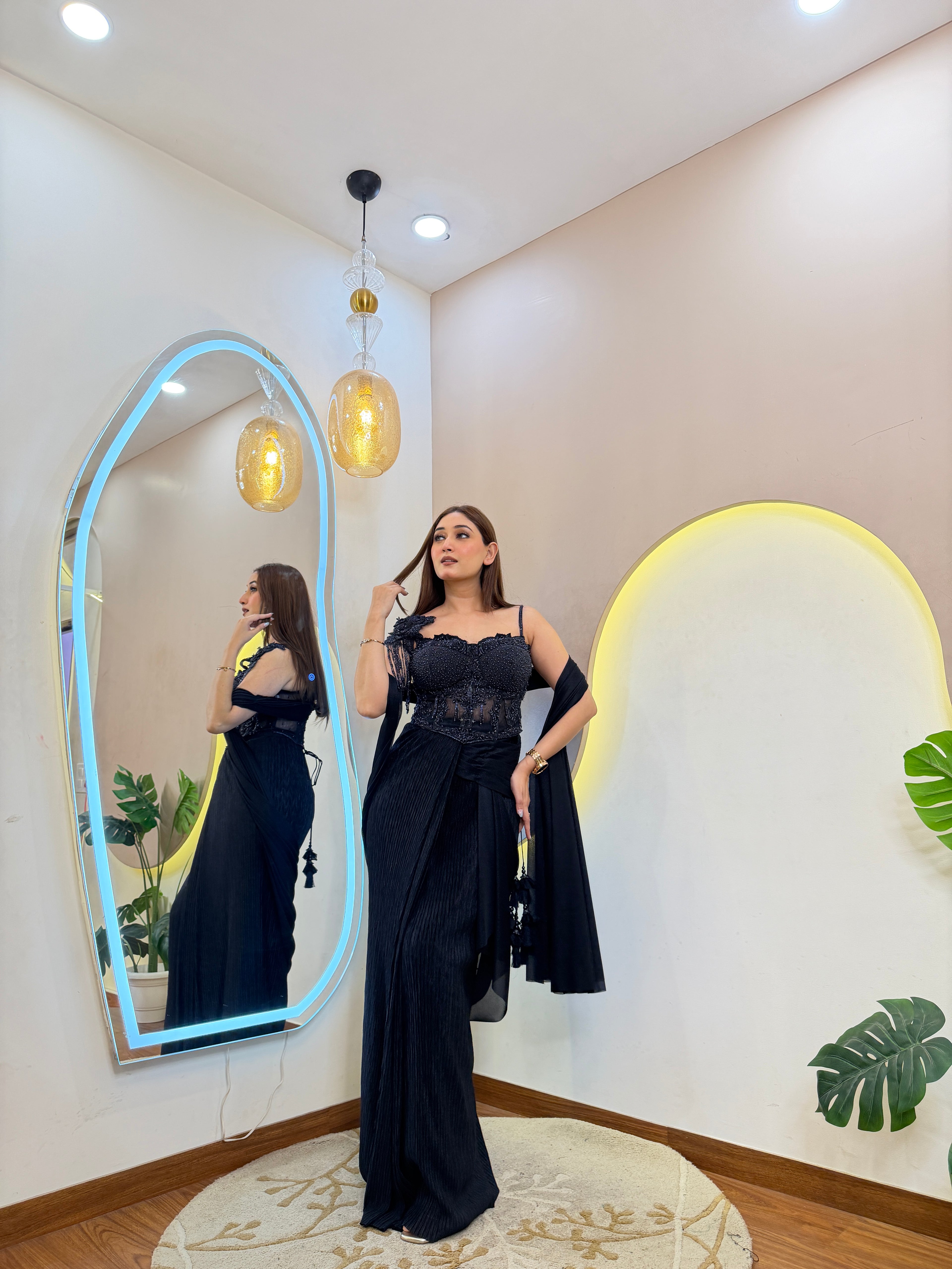 D321   DRAPE SAREE