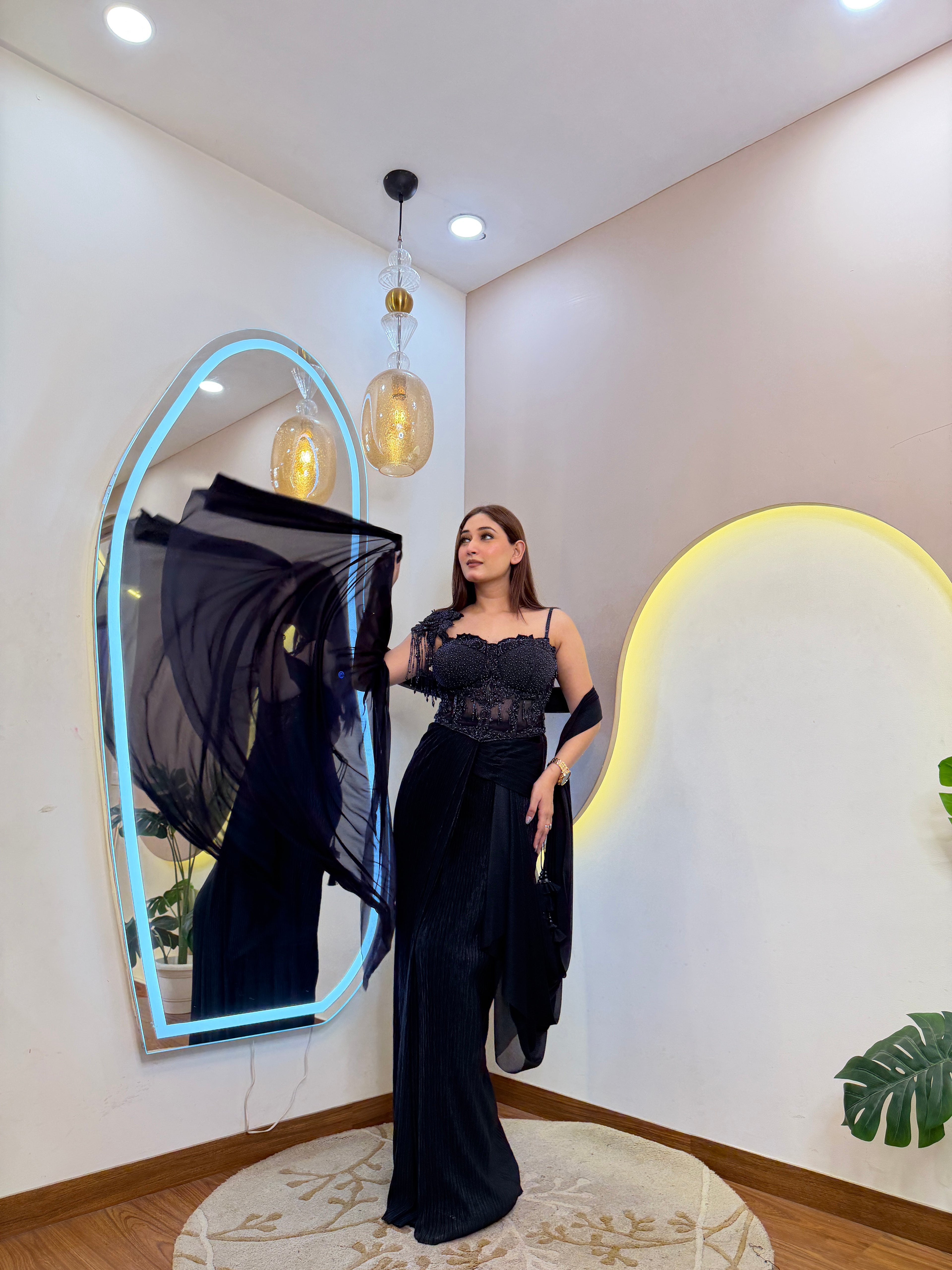 D321   DRAPE SAREE