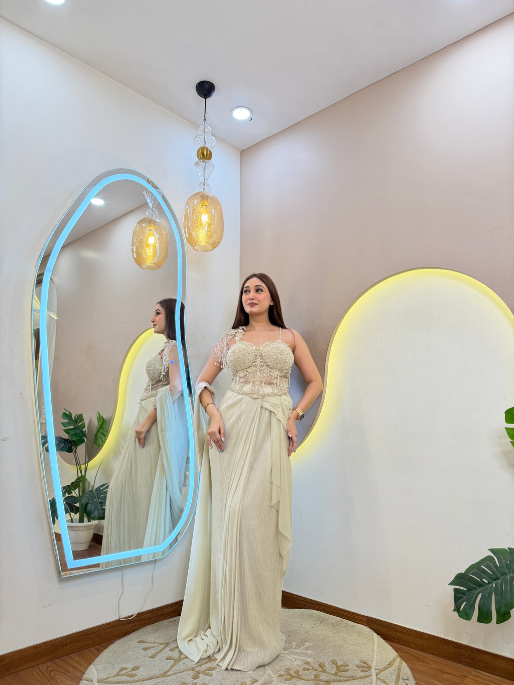 D321   DRAPE SAREE