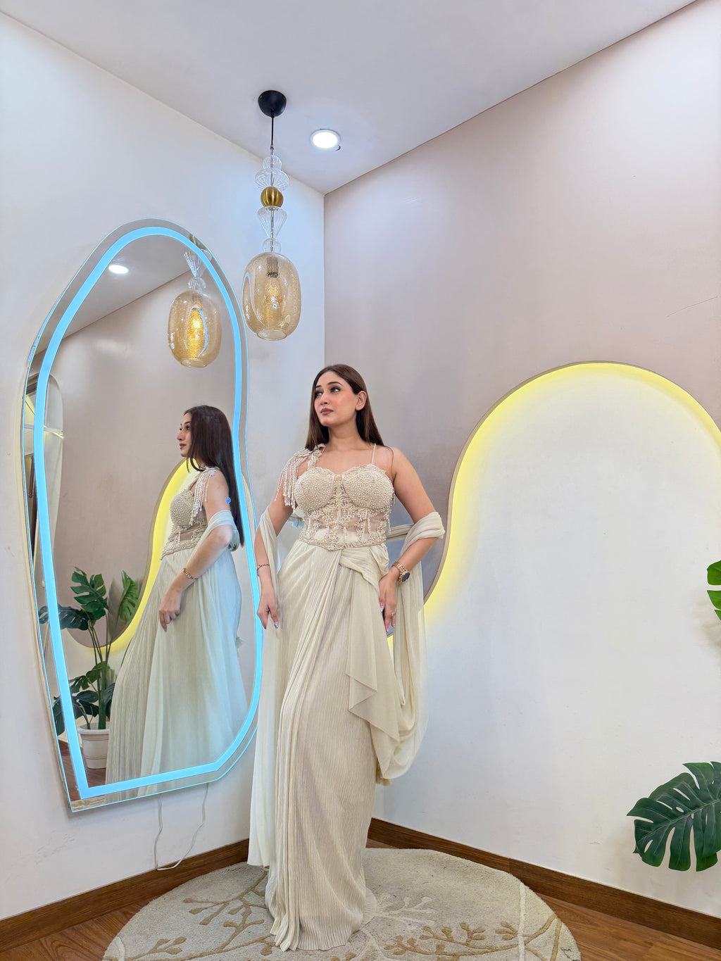 D321   DRAPE SAREE