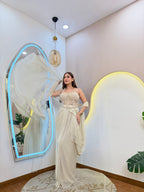 D321   DRAPE SAREE