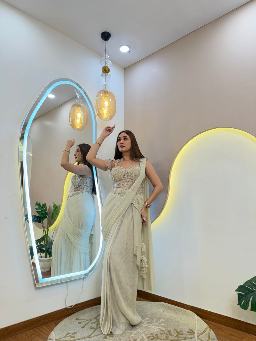 D321   DRAPE SAREE