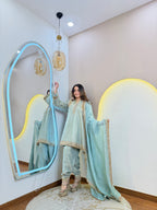 A-LINE SUIT WITH FARSHI SALWAR