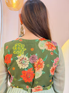 D541  ANARKALI PANT SUIT OUTFIT  GOWN