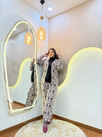 BUSHRA  WOOLEN CORD SET