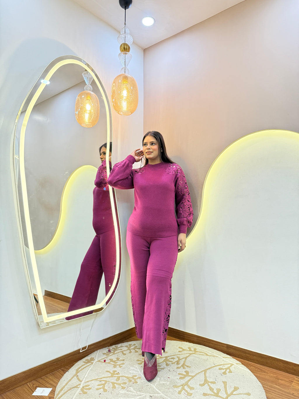 GULAFSHA  WOOLEN CORD SET