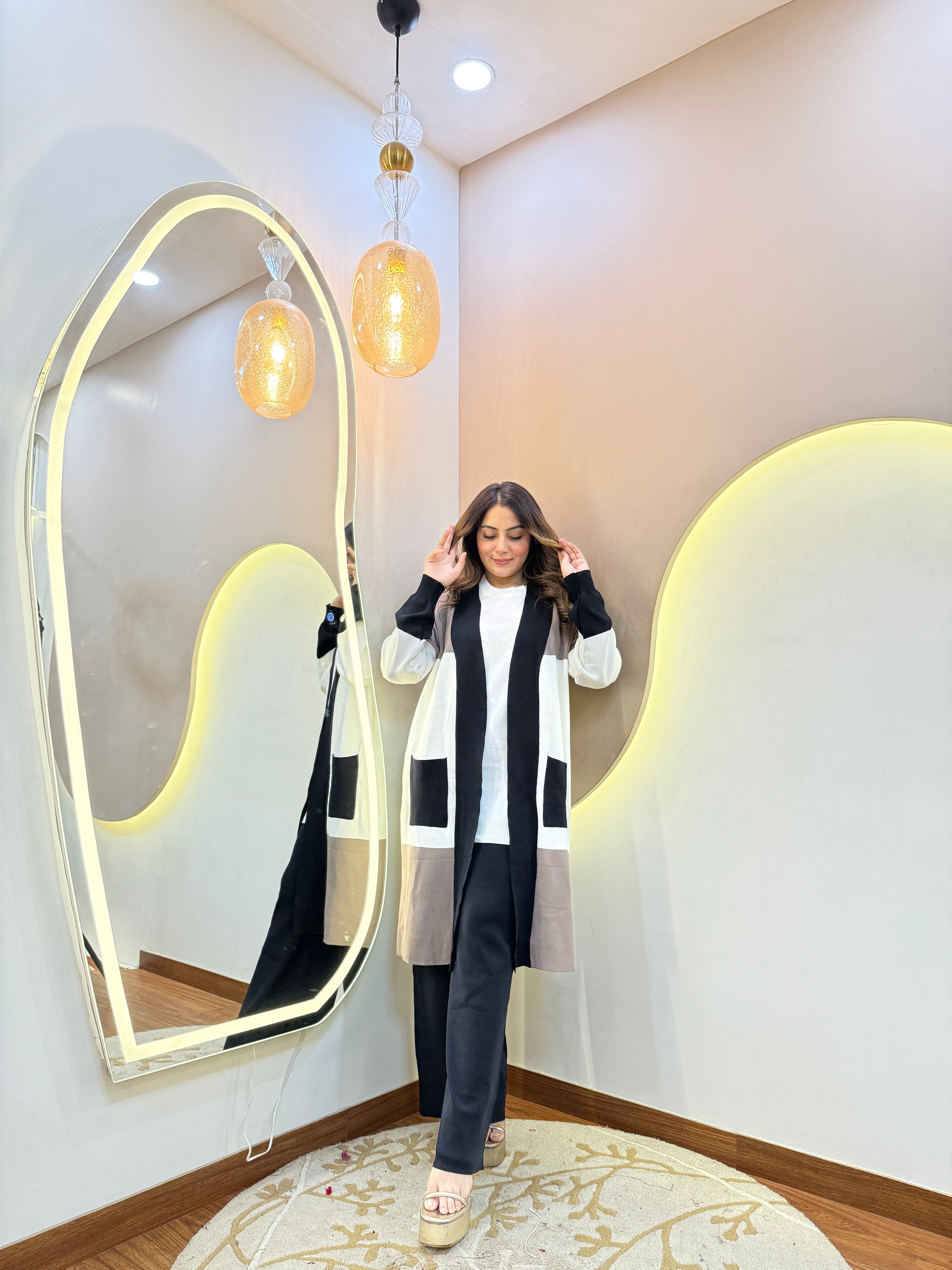 KATIFA  WOOLEN CORD SET