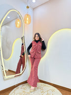 HAFIZA  WOOLEN CORD SET