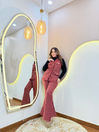 KATIFA  WOOLEN CORD SET