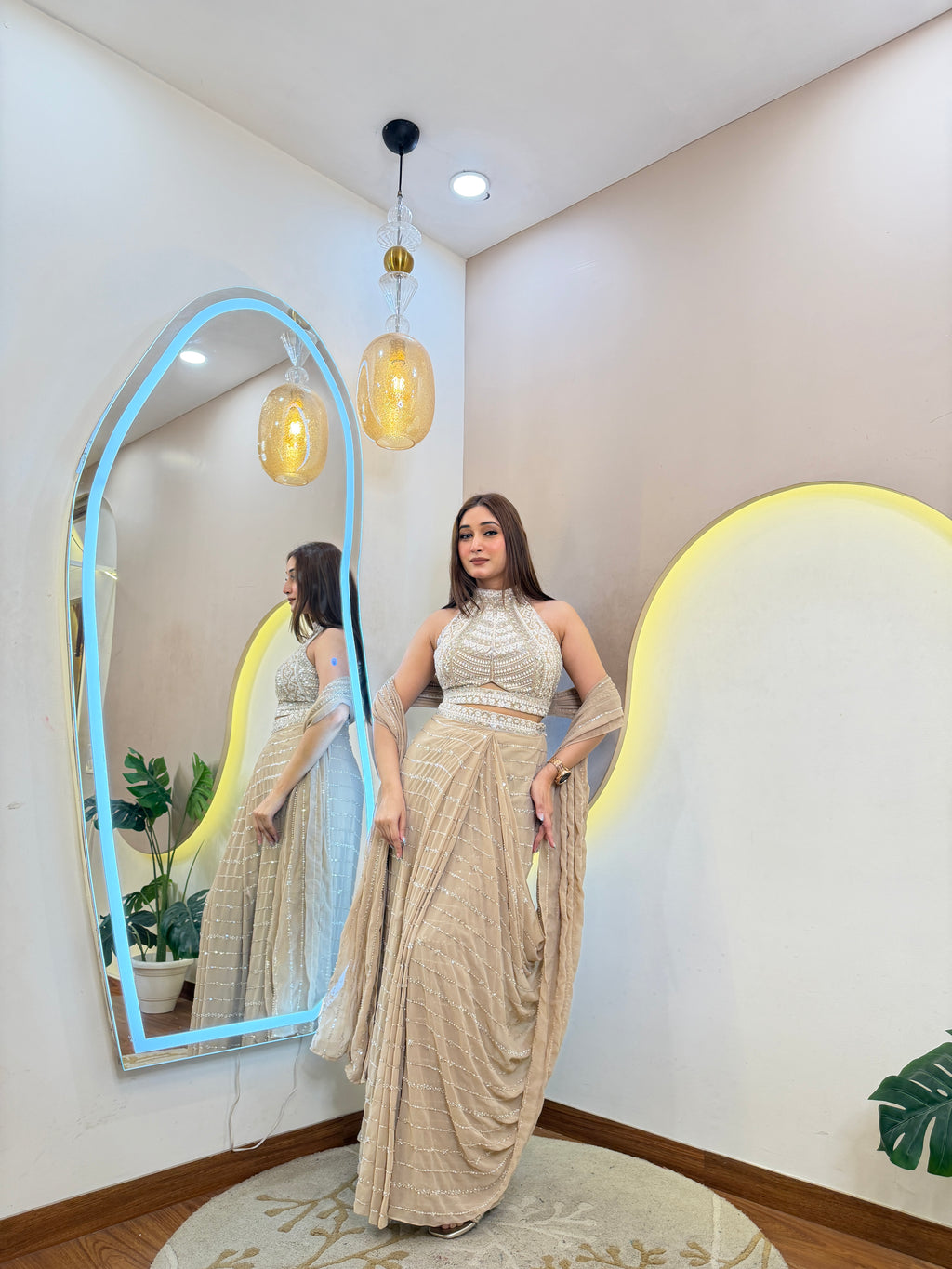 D697  DRAPE SAREE