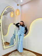 HAFIZA  WOOLEN CORD SET